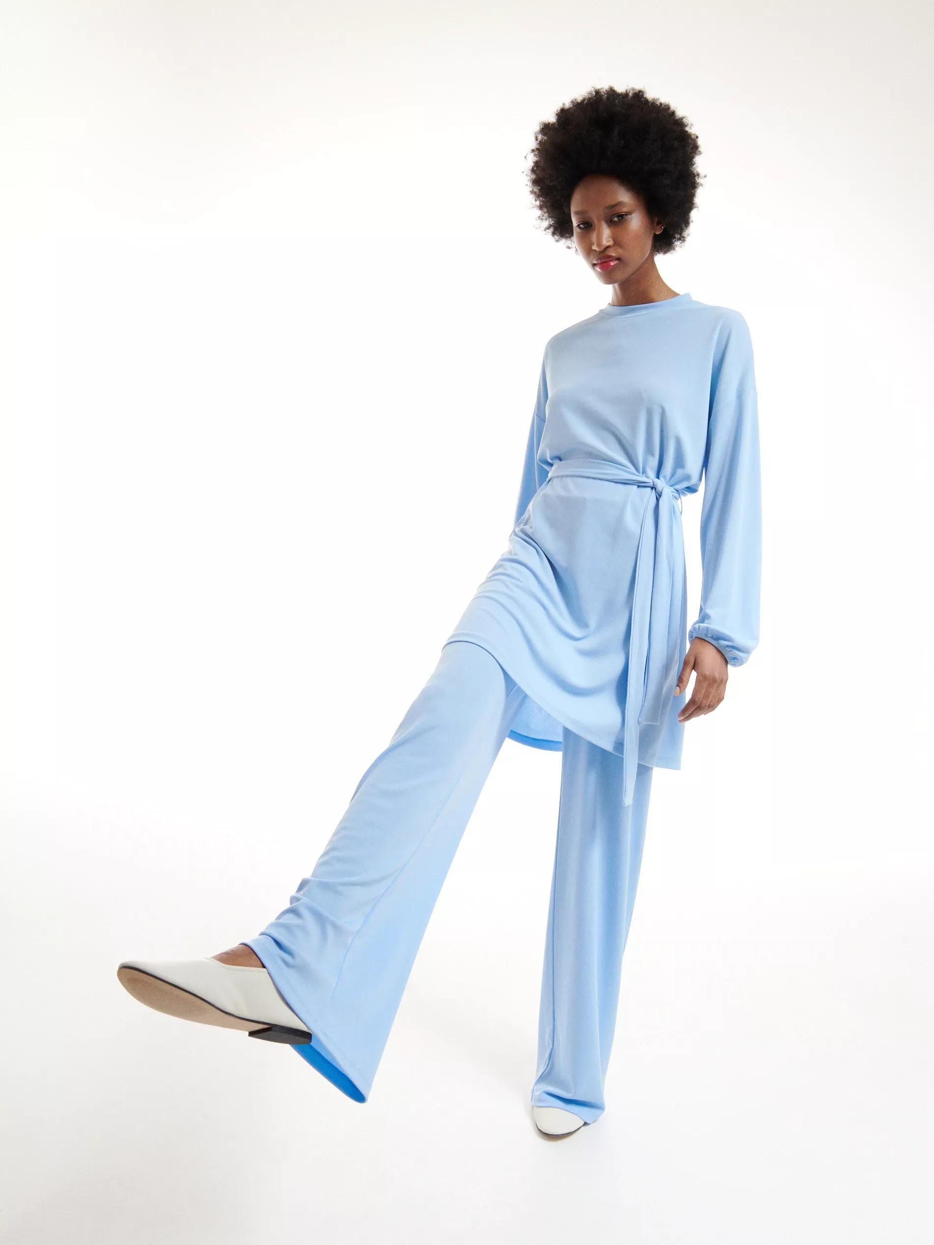 Blue Jersey Joggers, , large image number 0