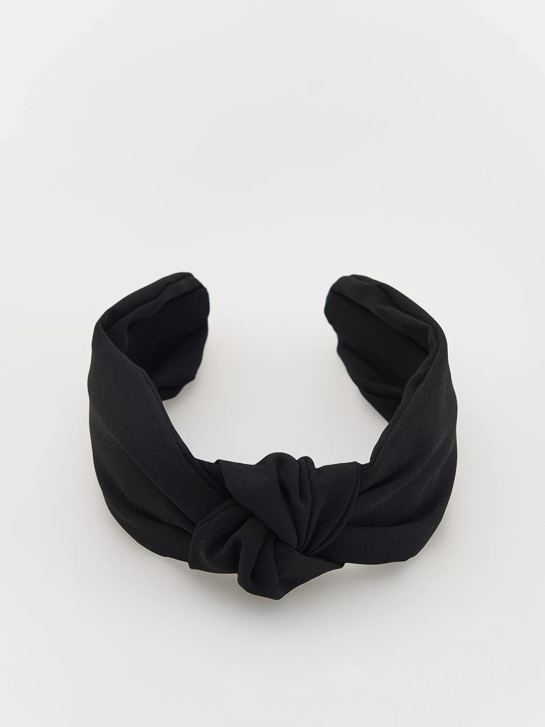 Black Headband, Black, large image number 1
