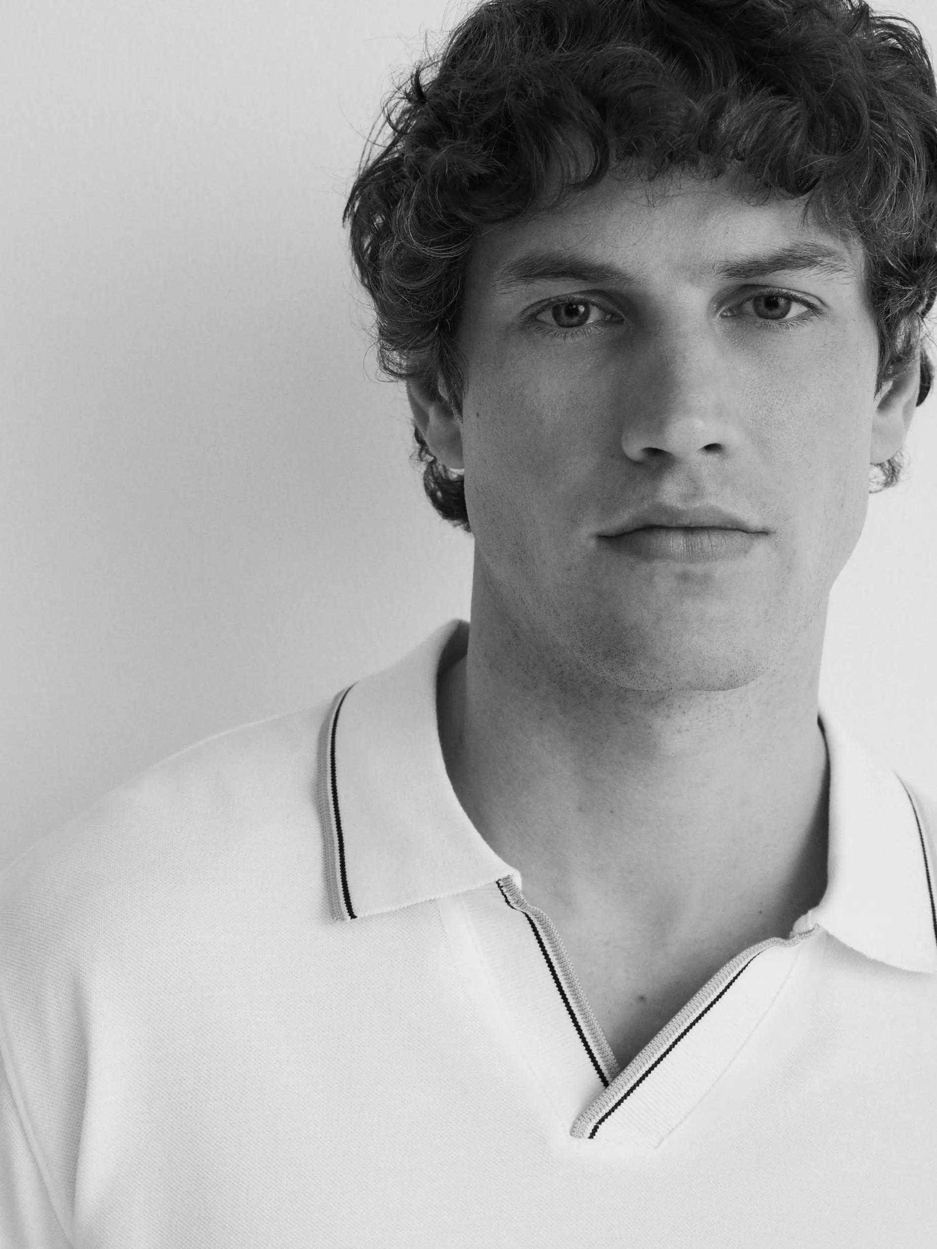 White Regular Fit Polo Shirt, , large image number 3