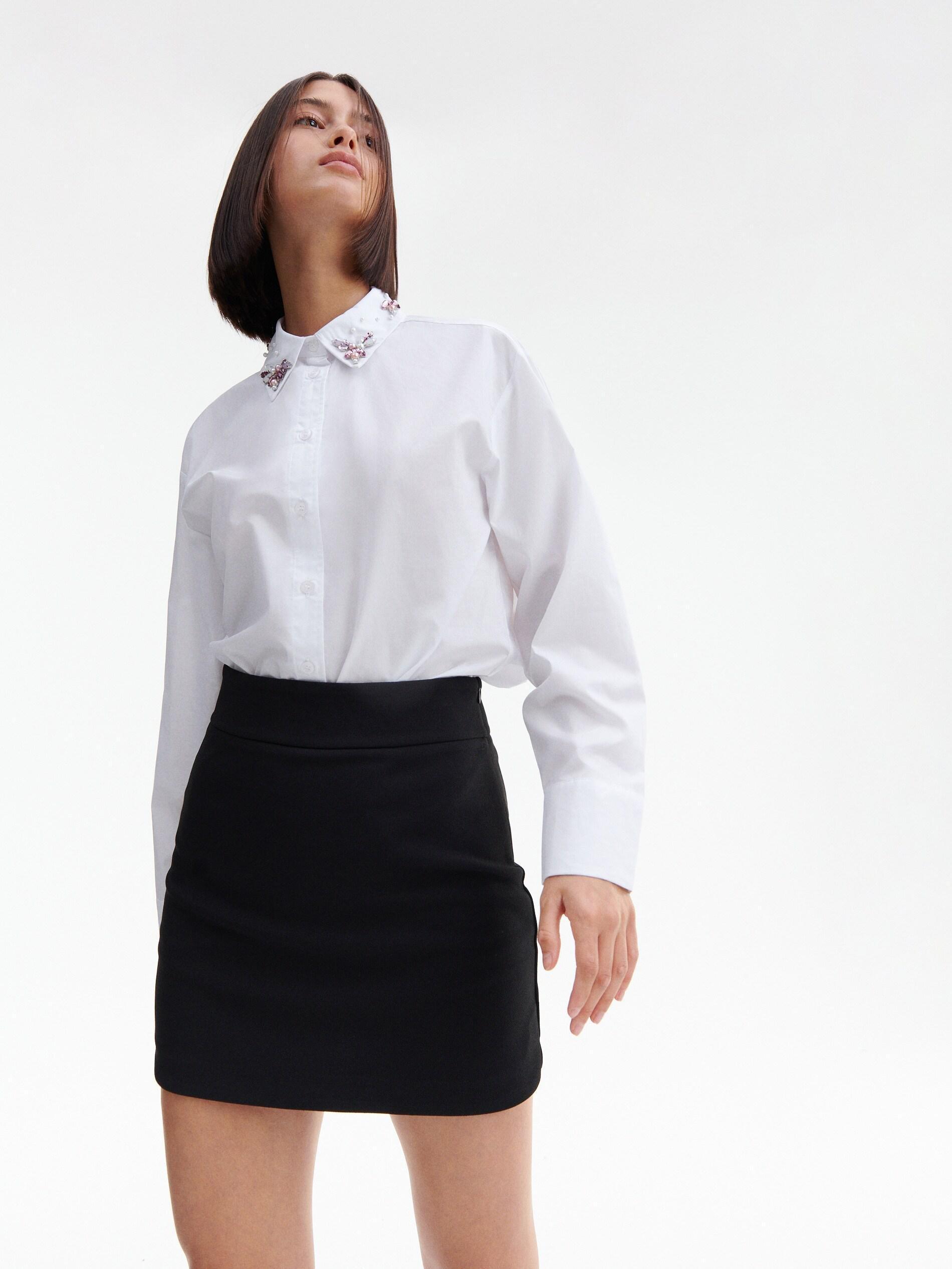 Black Mini Skirt, , large image number 2