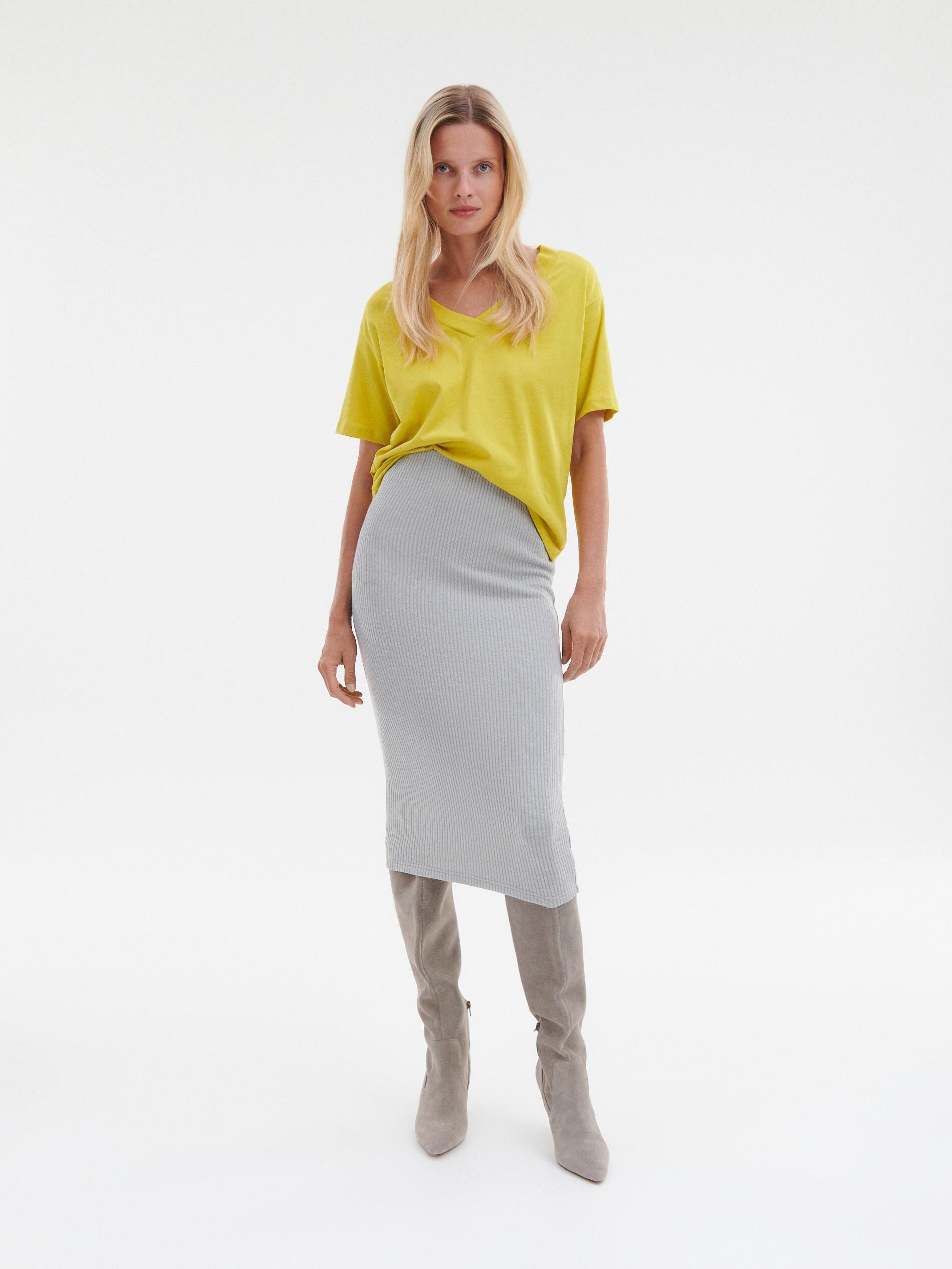 Reserved - Grey Jersey Skirt