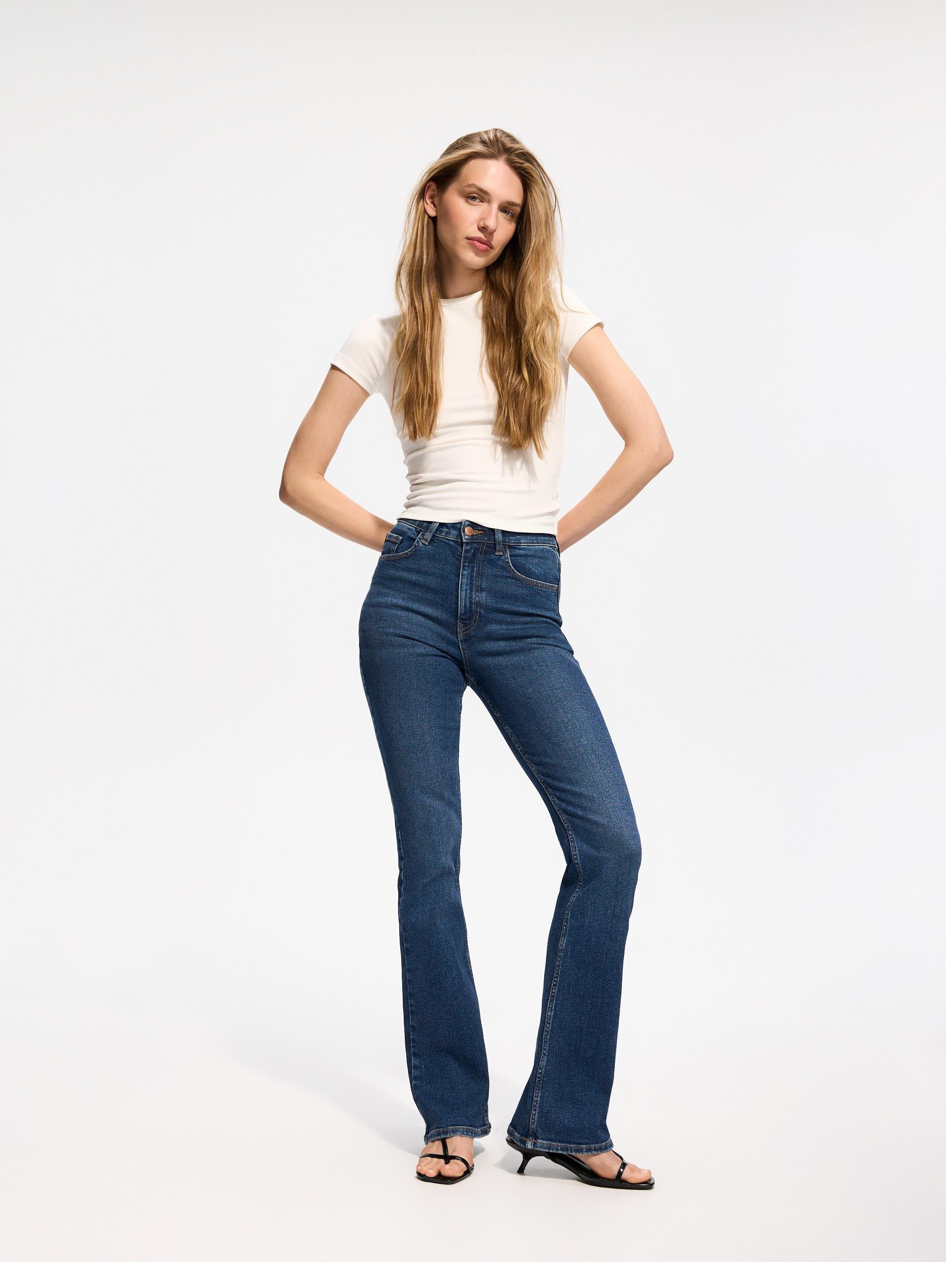 White T-Shirt With Viscose Blend, White, medium