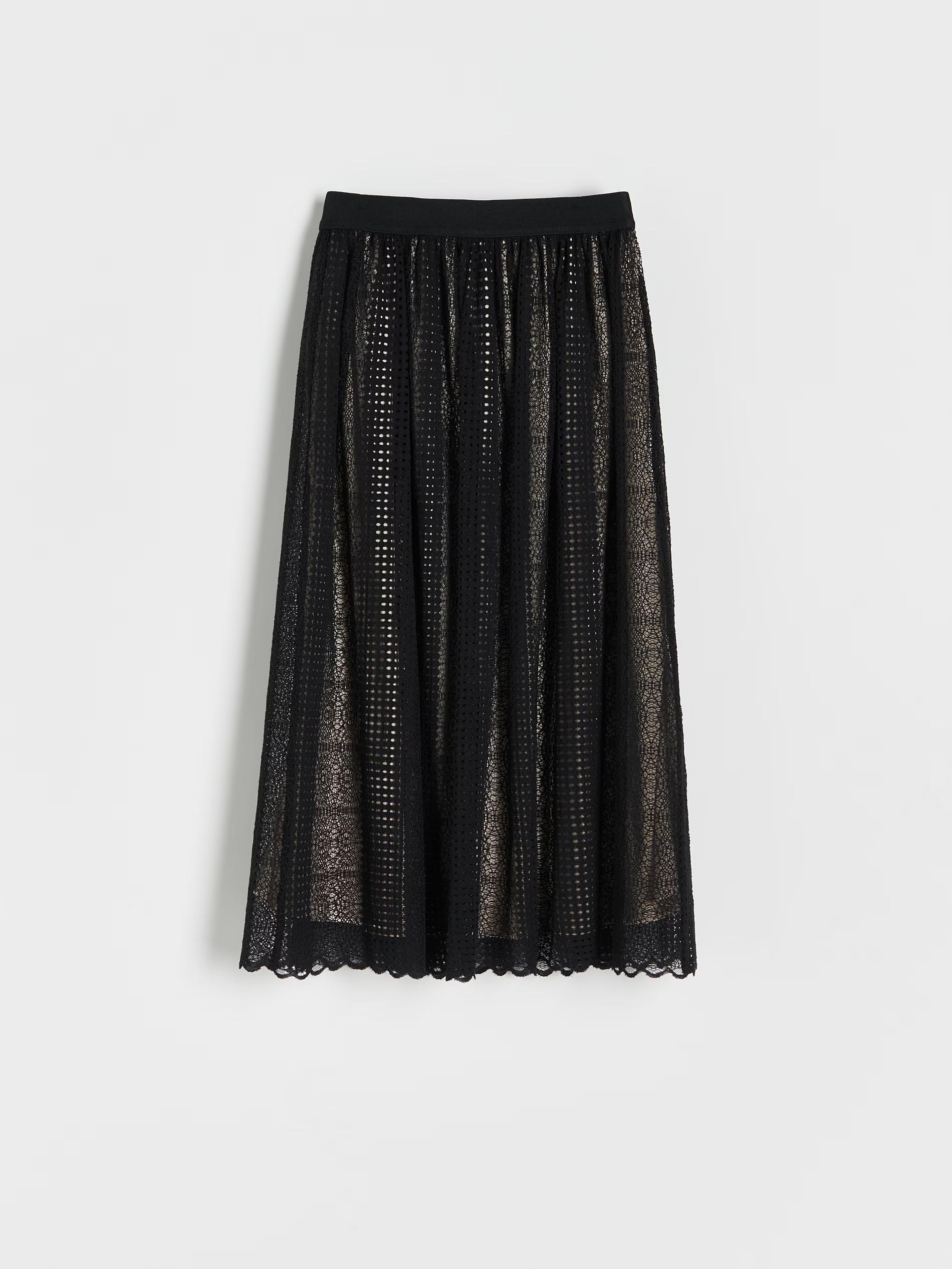 Reserved - Black Patterned Skirt