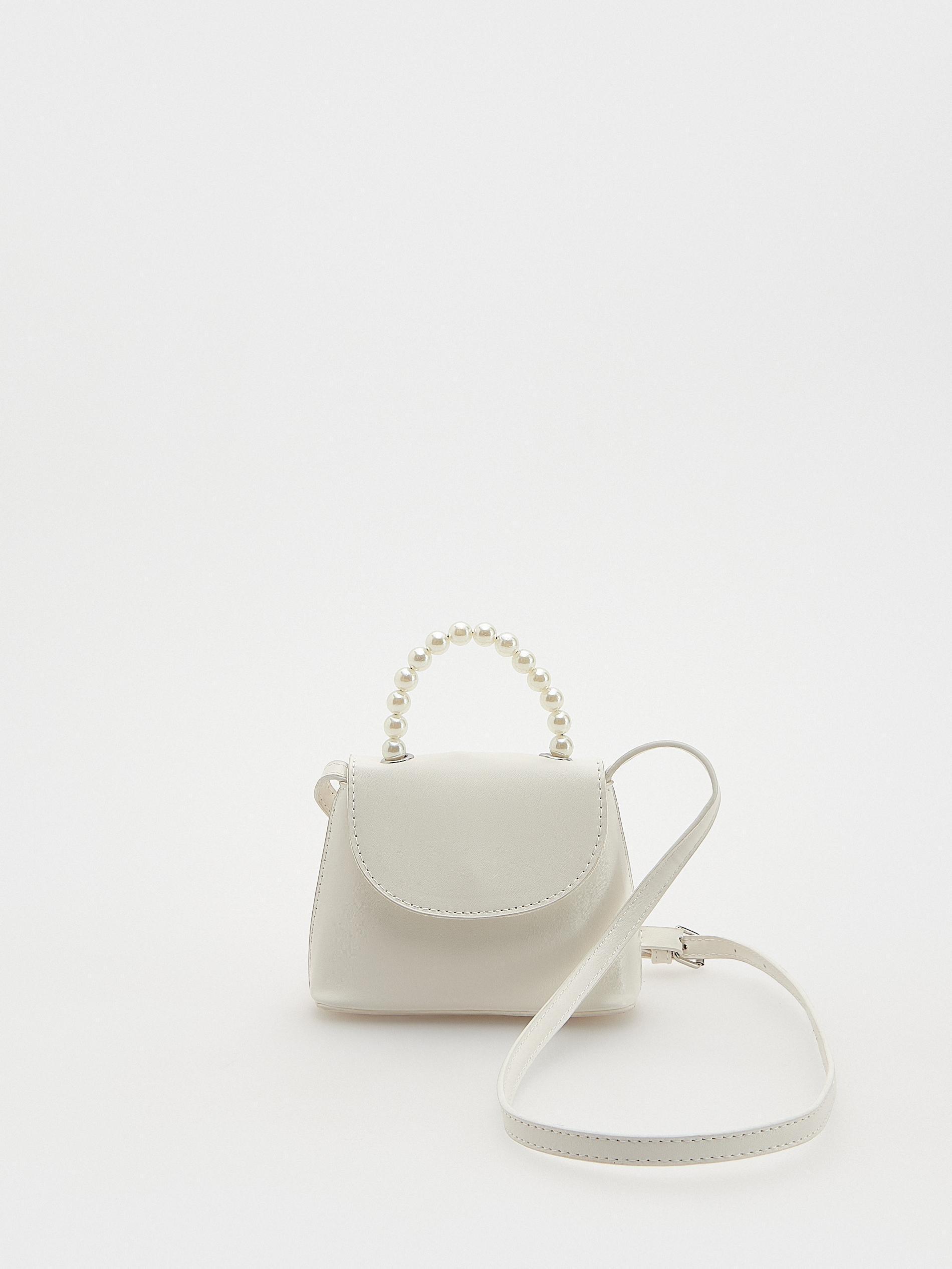 White Classic Bag, Kids Girls, White, large image number 2