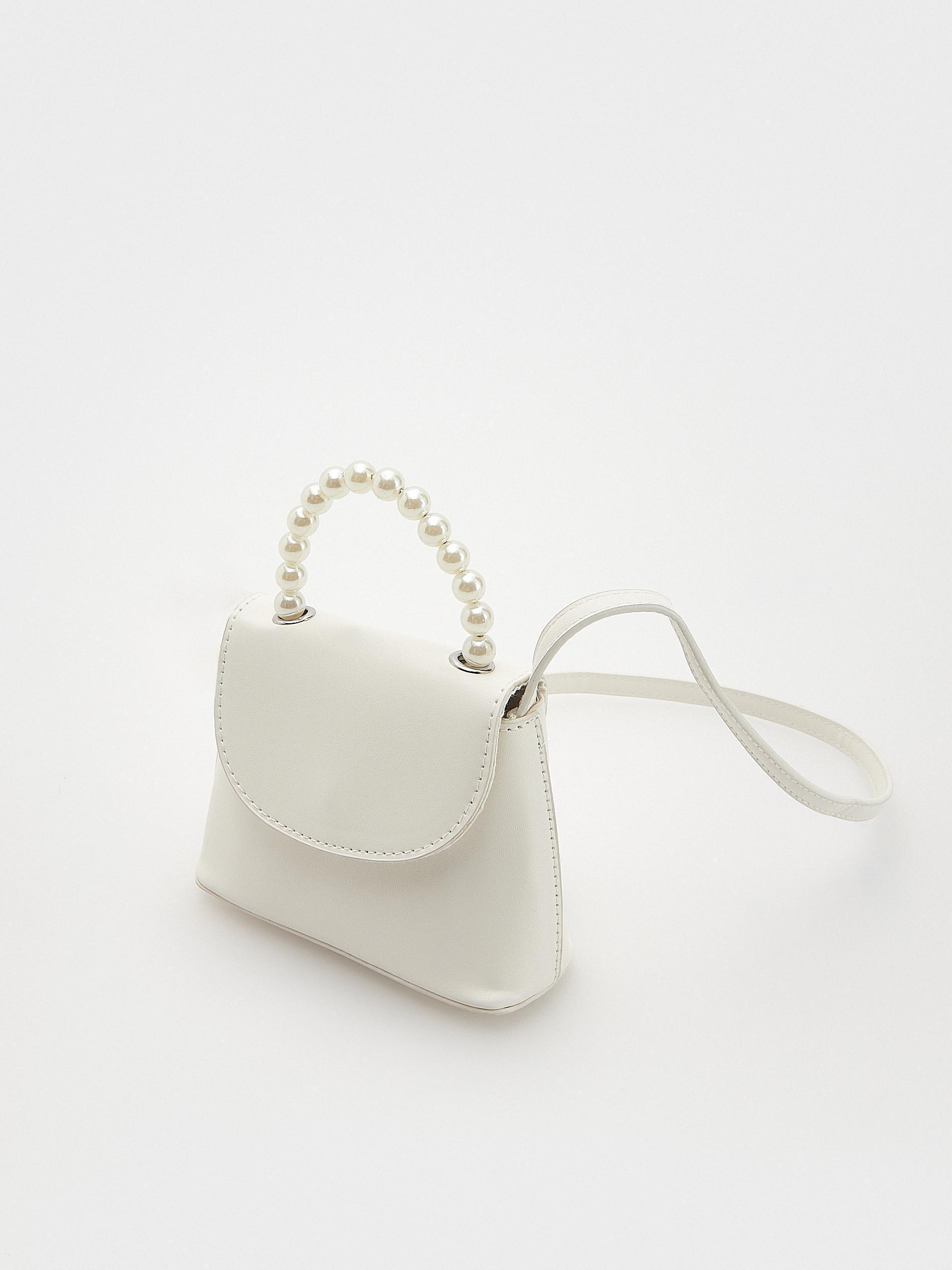 White Classic Bag, Kids Girls, White, large image number 3
