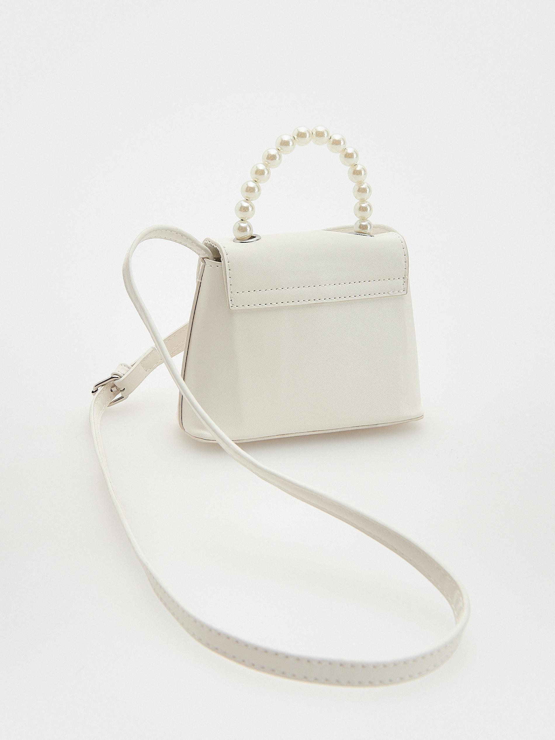White Classic Bag, Kids Girls, White, large image number 4