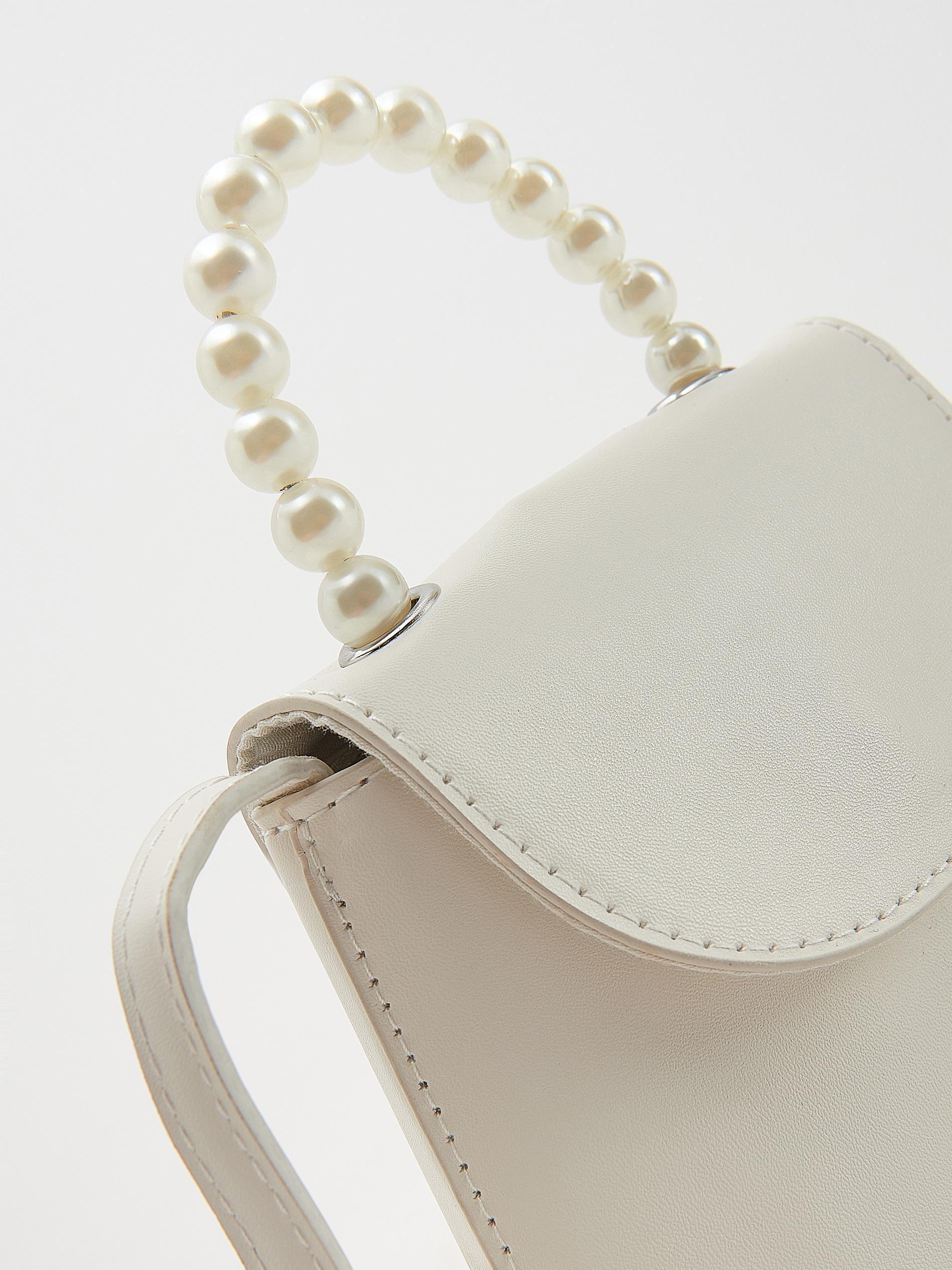 White Classic Bag, Kids Girls, White, large image number 5