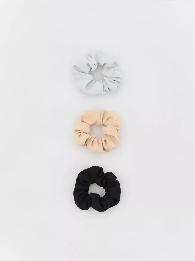 Multicolour Hair Ties, Set Of 3, Multicolor, large image number 0