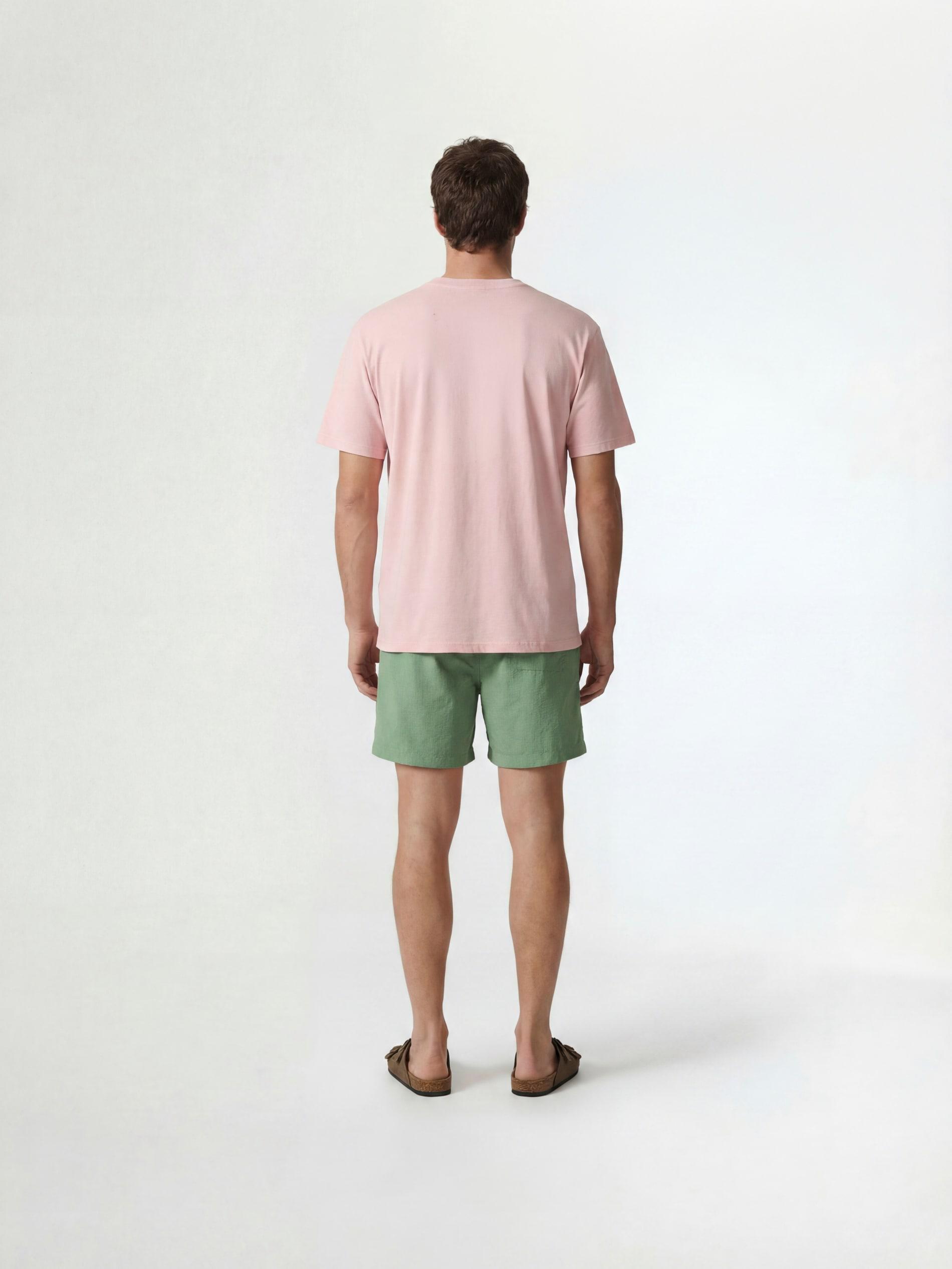MEN`S SWIMMING SHORTS LIGHT GREEN, Green, large image number 3