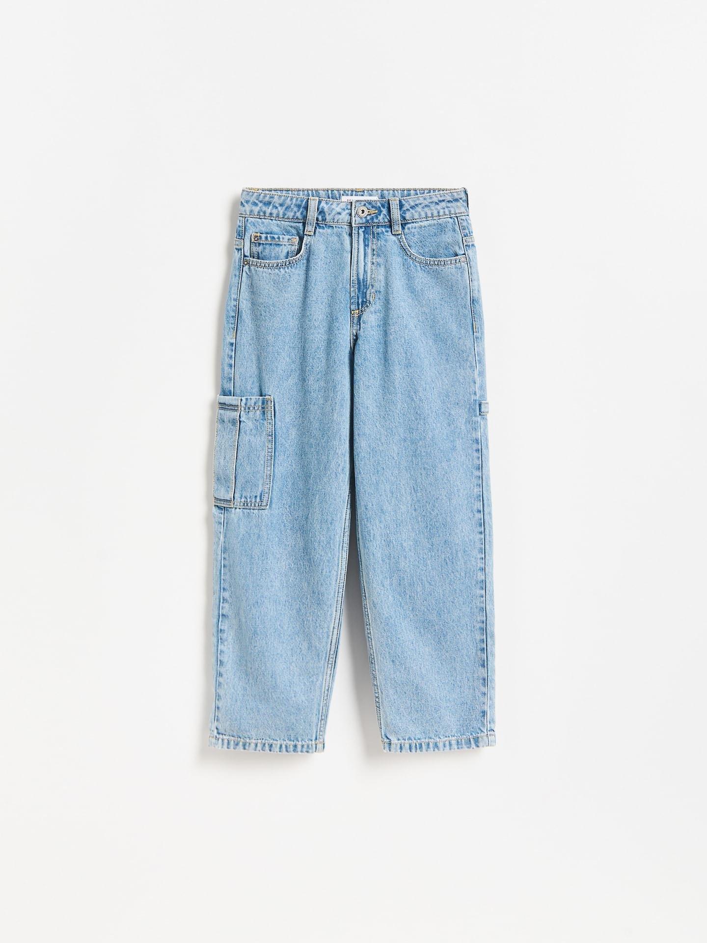 Blue Straight Fit Jeans, Blue, large image number 1