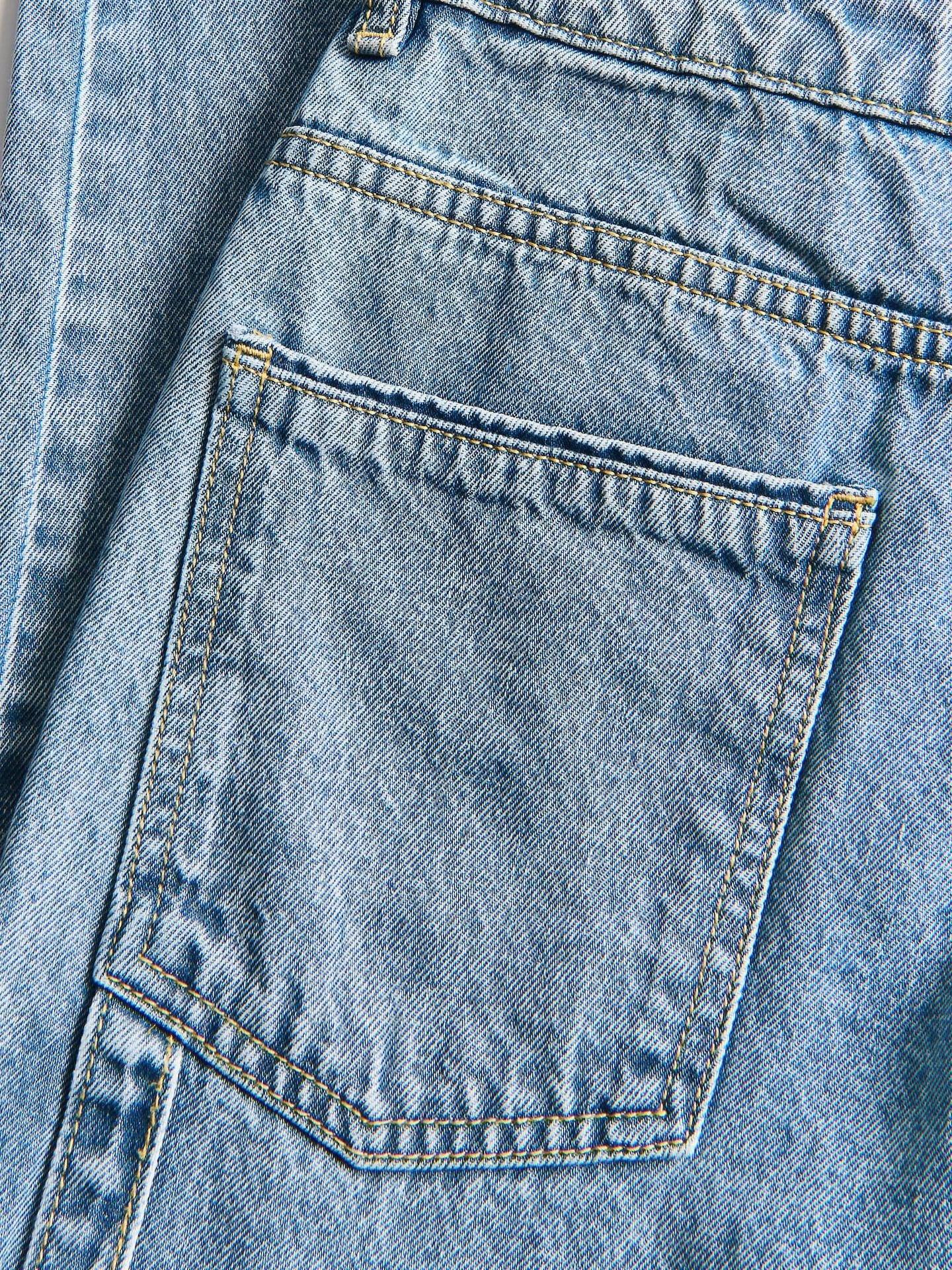 Blue Straight Fit Jeans, Blue, medium