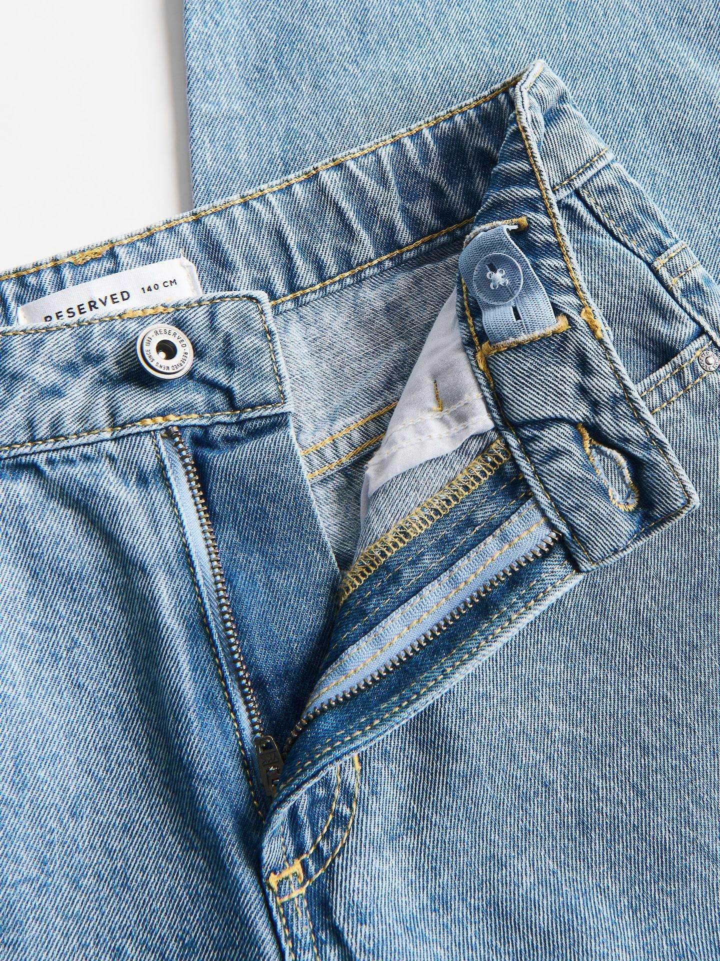Blue Straight Fit Jeans, Blue, large image number 6