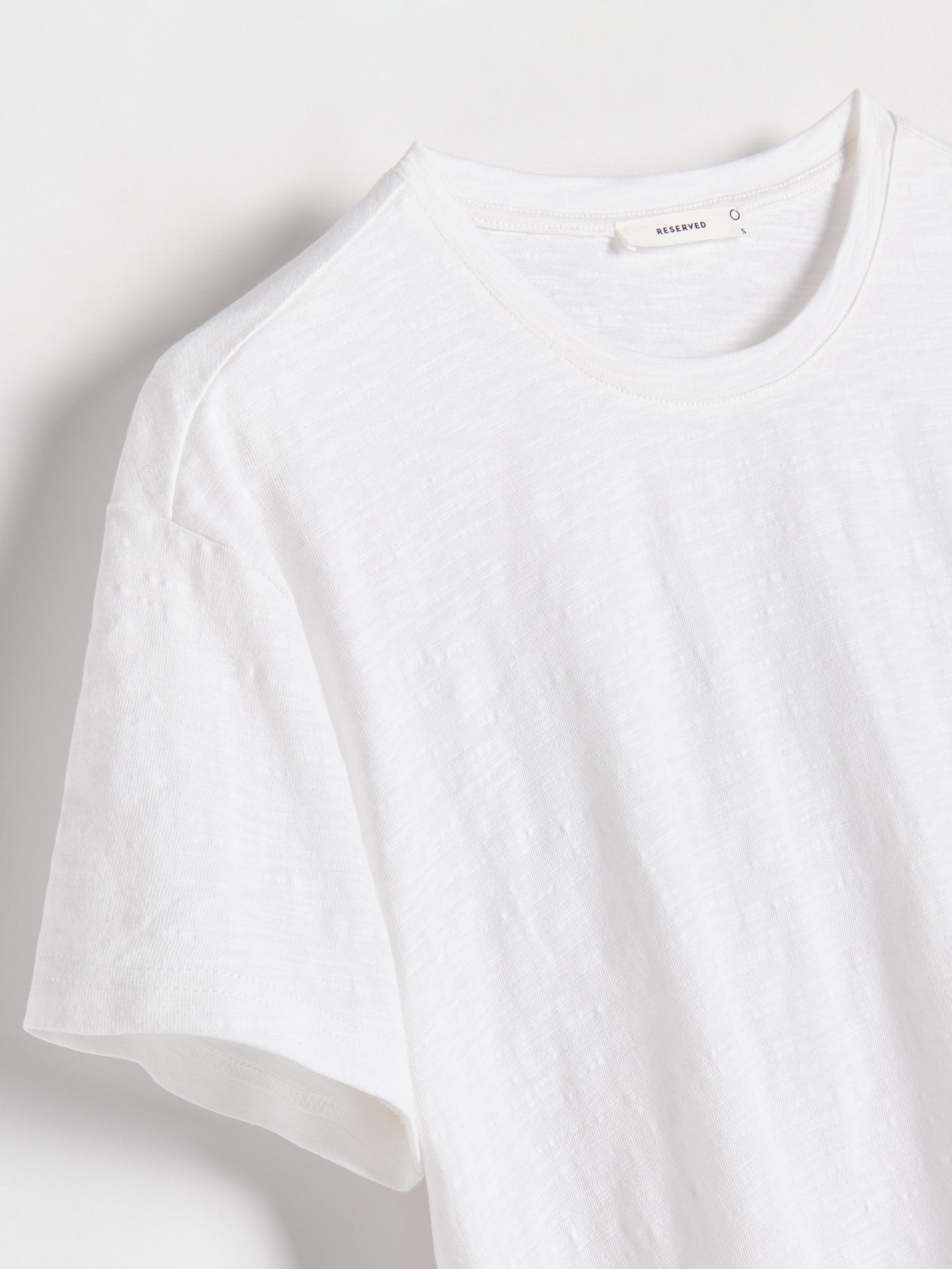 Reserved - White Boxy T-Shirt