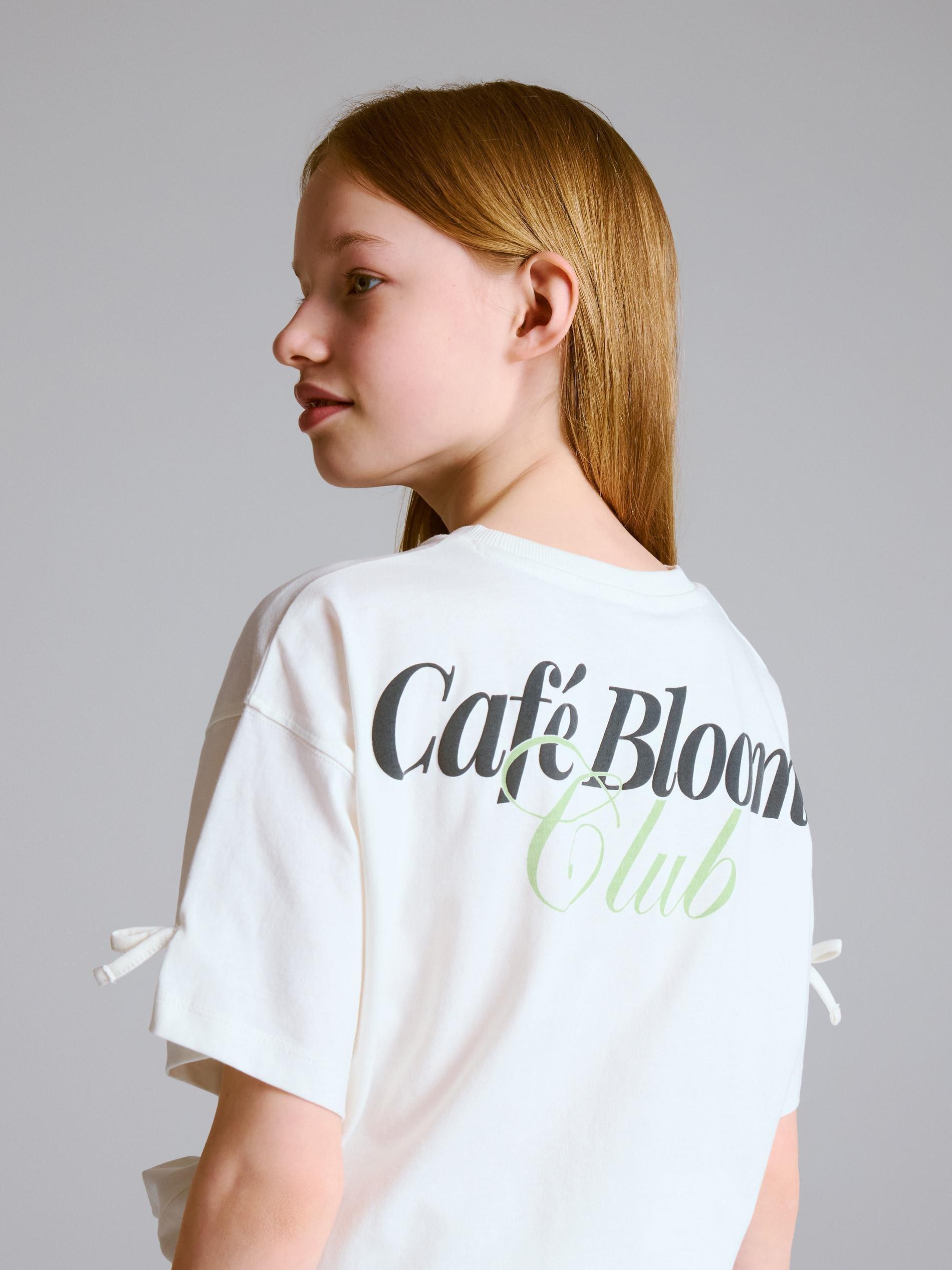Cream T-Shirt Hello Kitty And Friends, Ivory, large image number 1