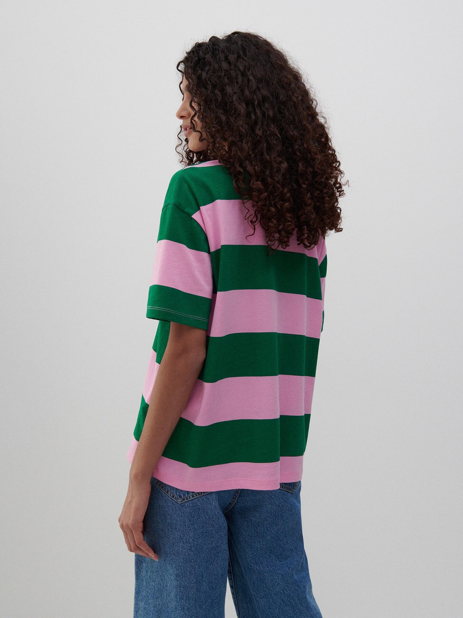 Multicolor Cotton T-Shirt, Women, , large image number 1
