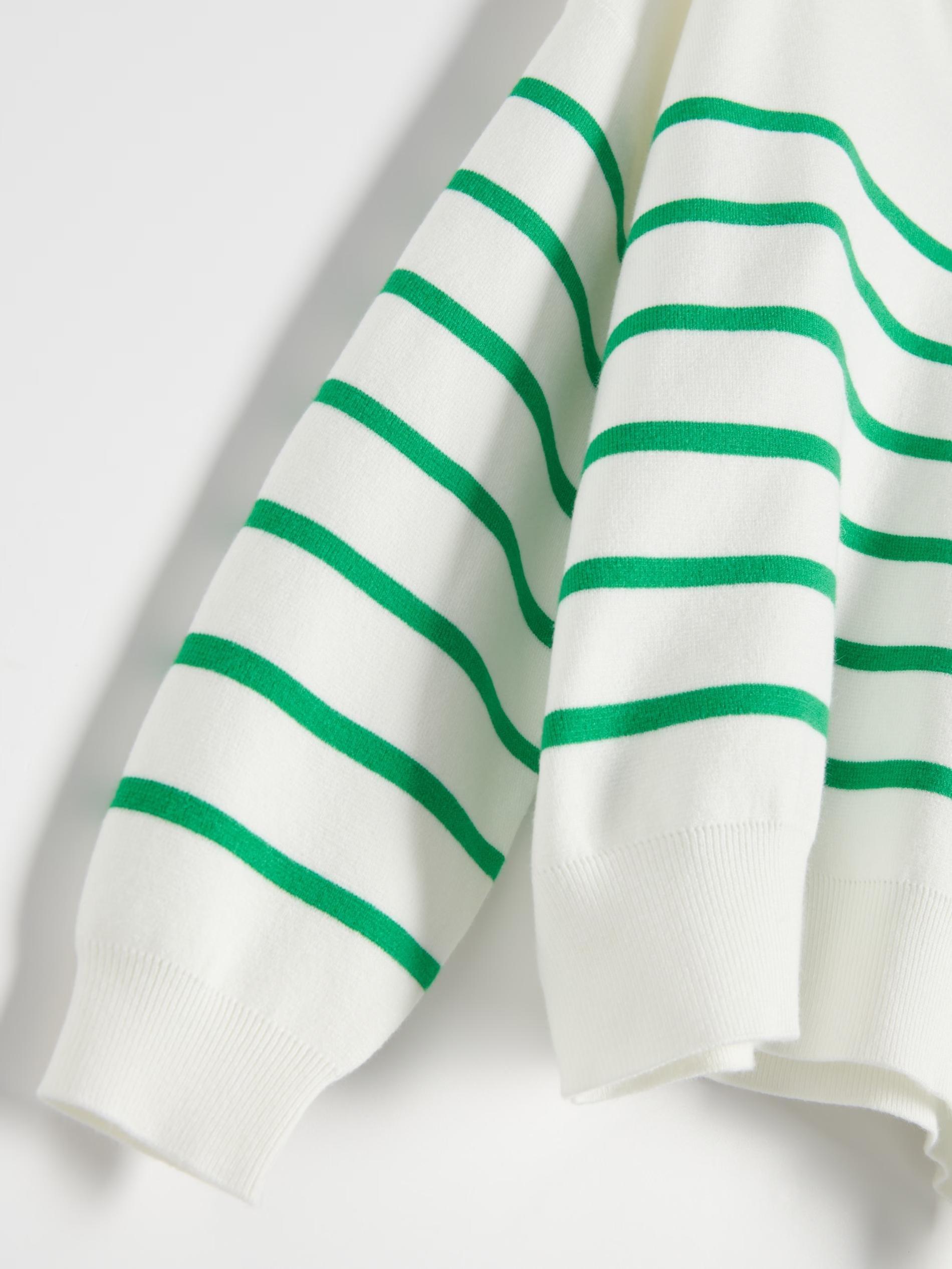 Green Stripe Jumper, , large image number 2
