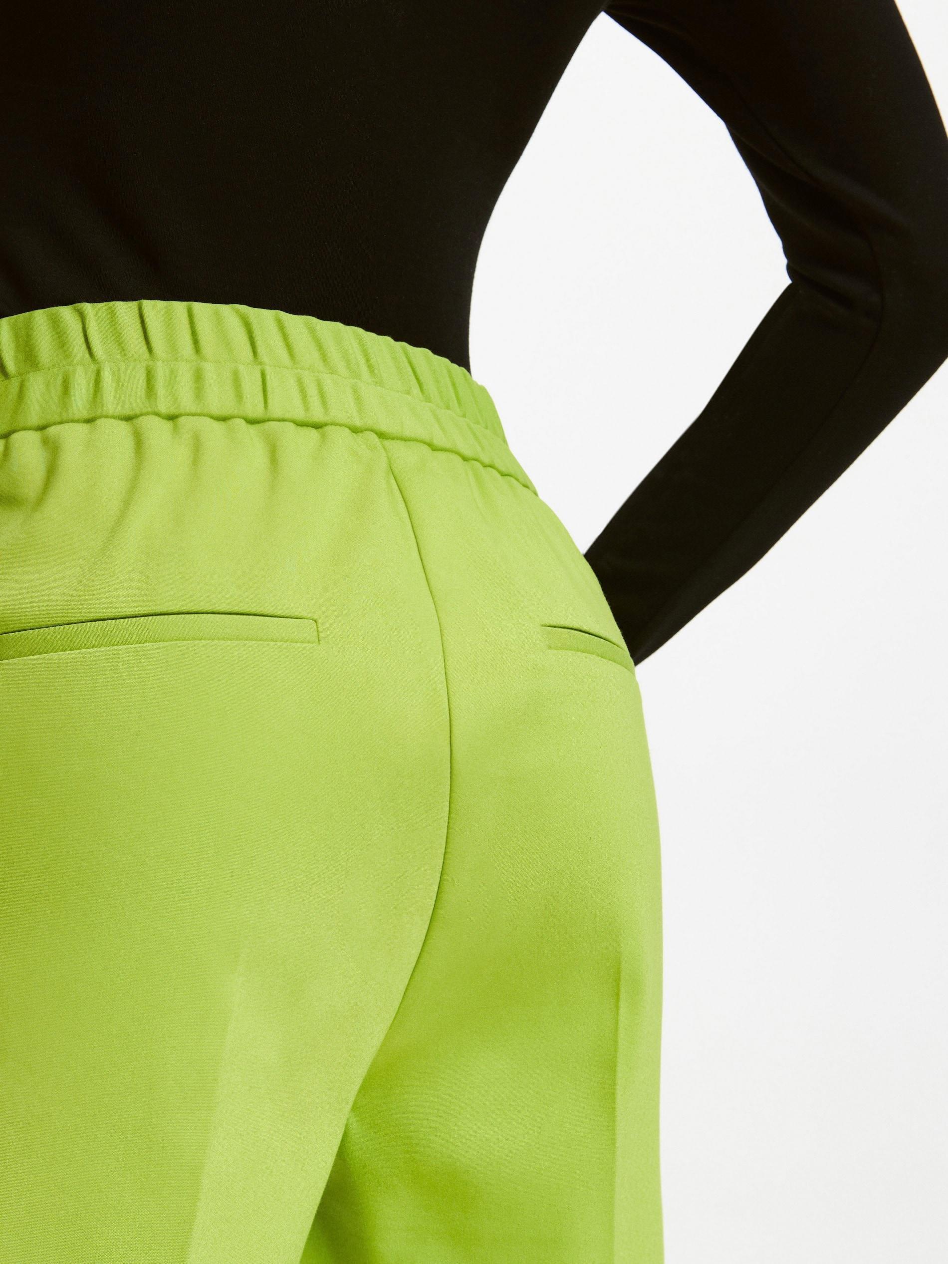 Reserved - Green Trousers With Pressed Crease
