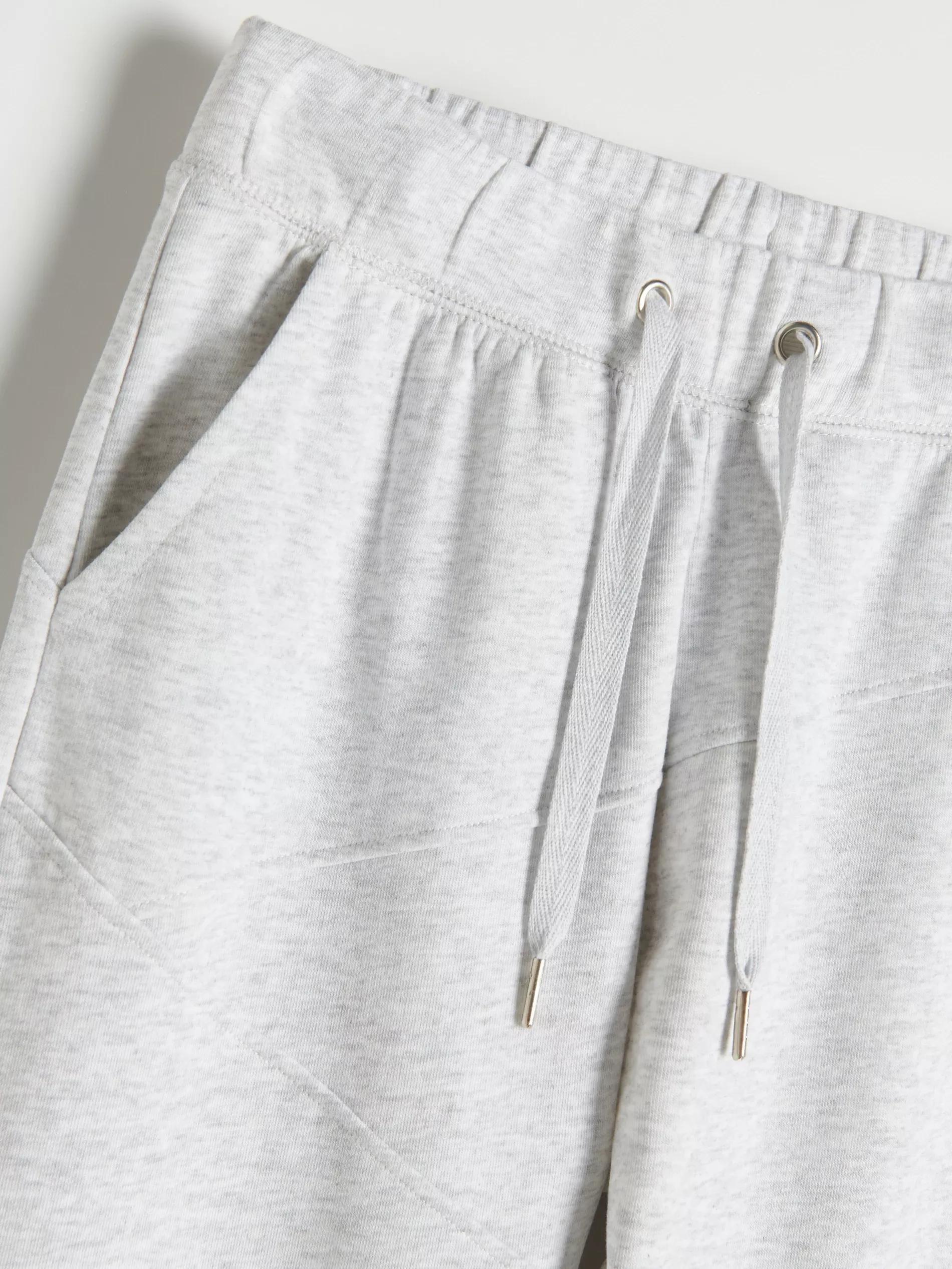 Light Grey Sweat Jersey Trousers, , large image number 3