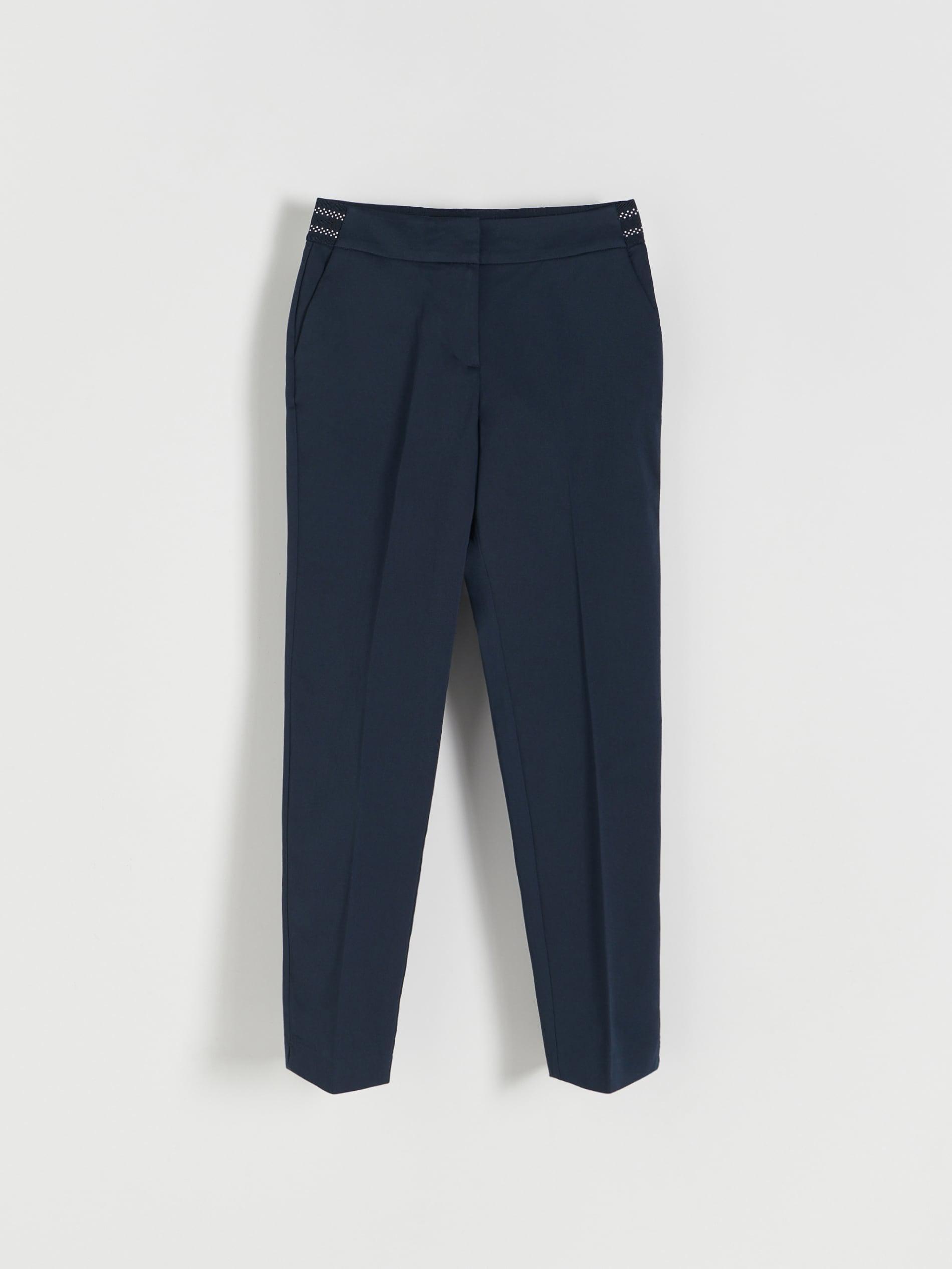Reserved - Navy Pressed Crease Trousers