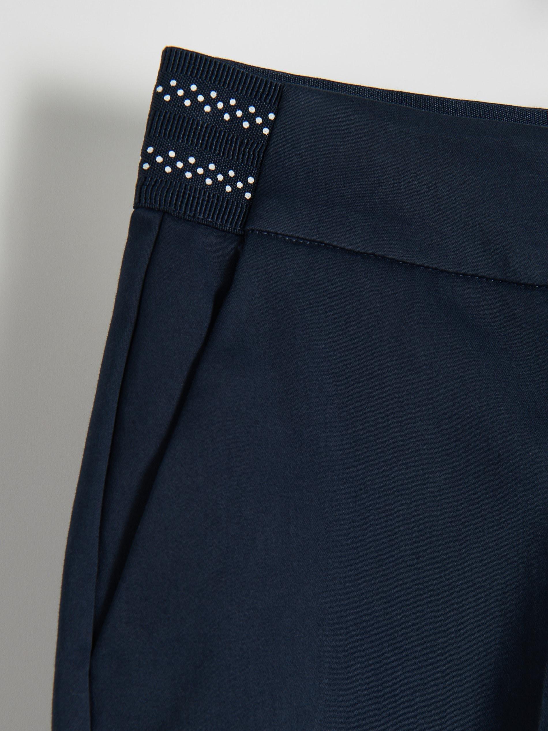 Reserved - Navy Pressed Crease Trousers