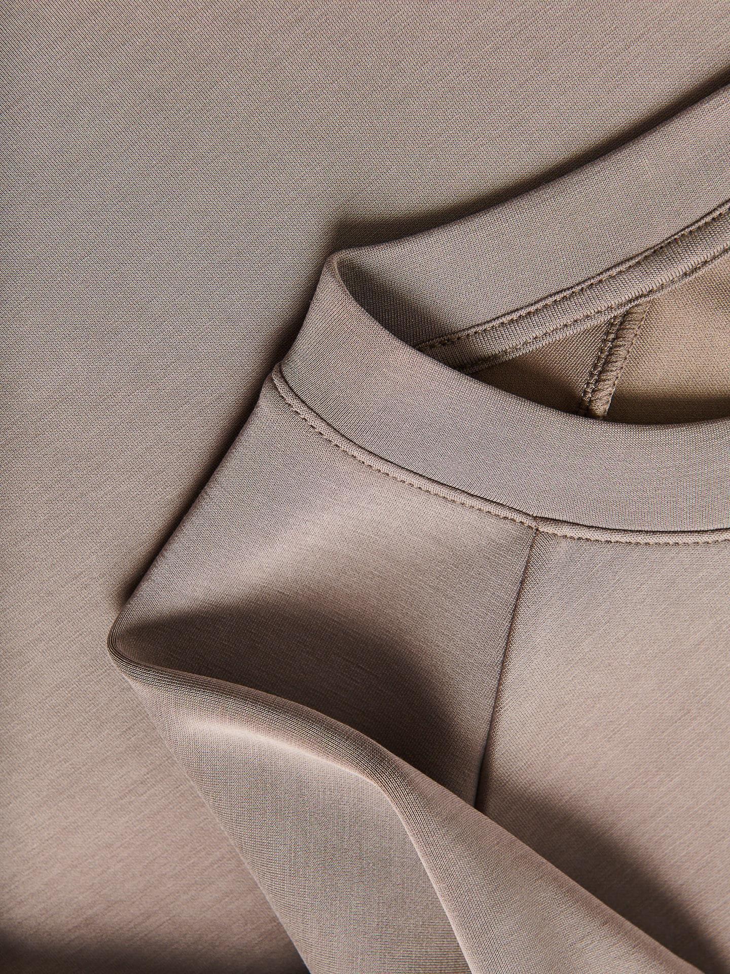 Brown Boxy Modal T-Shirt, Brown, large image number 4