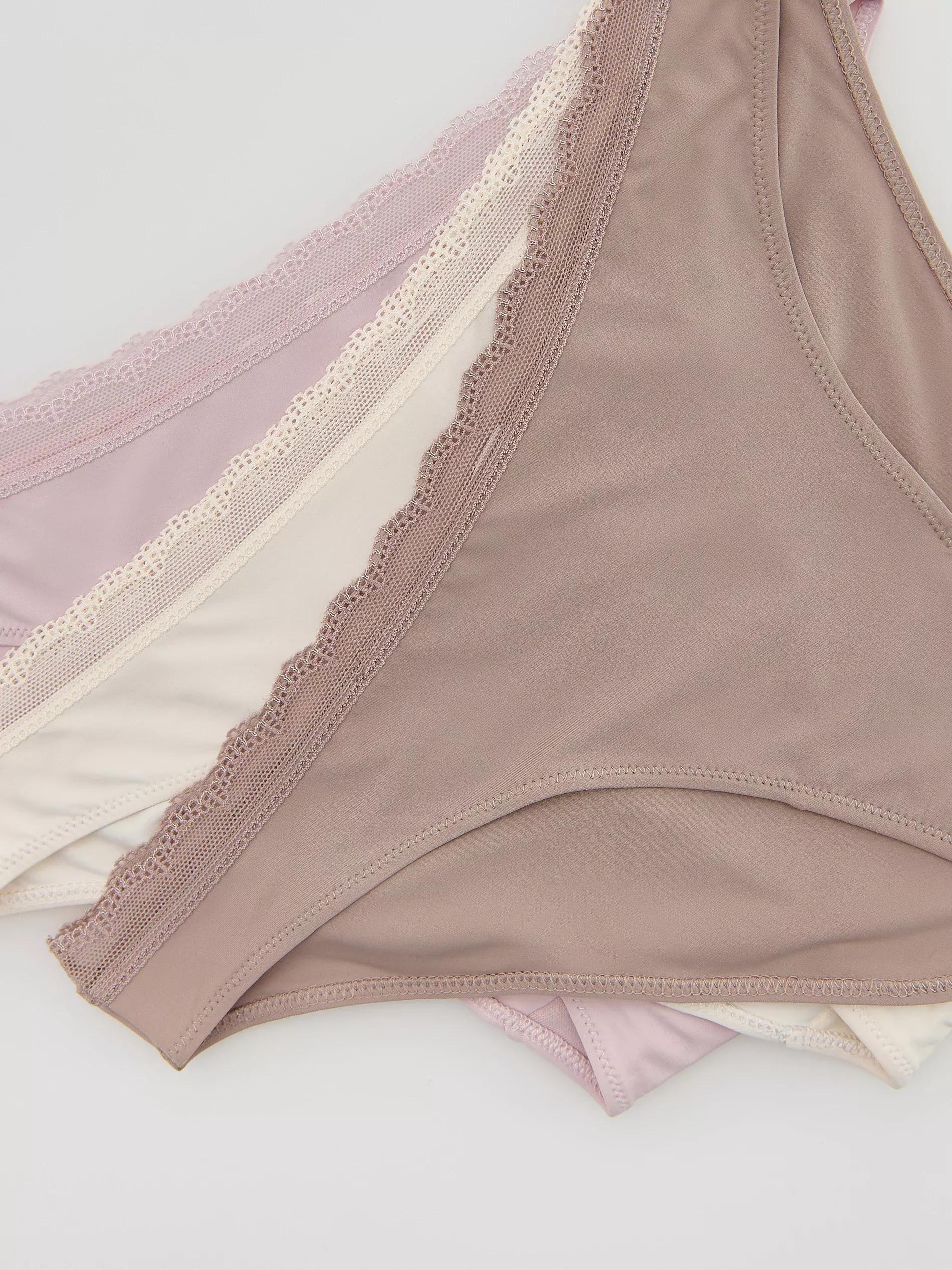 PASTEL PINK Briefs 3 pack, Pink, medium