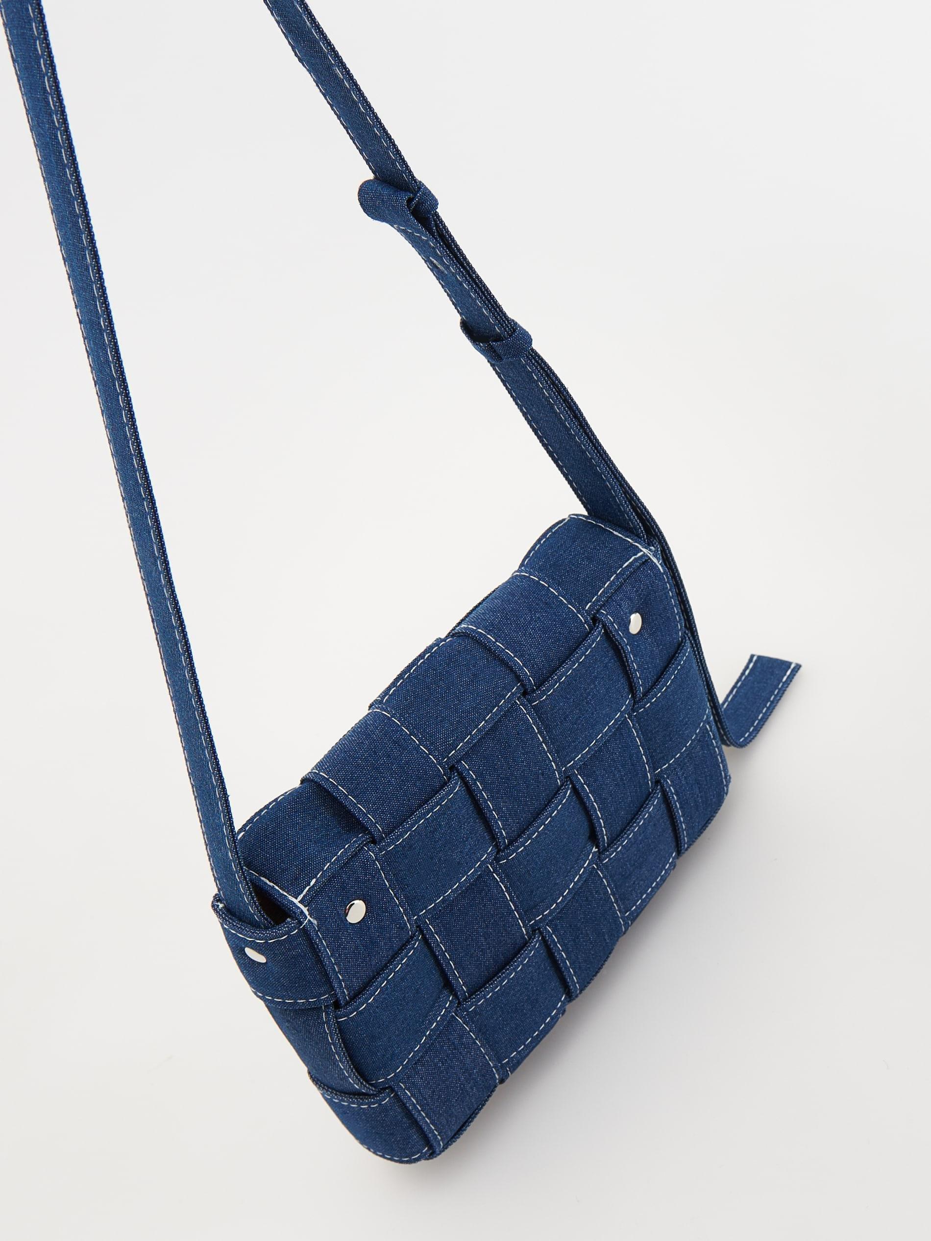 Blue Denim Bag, Blue, large image number 3