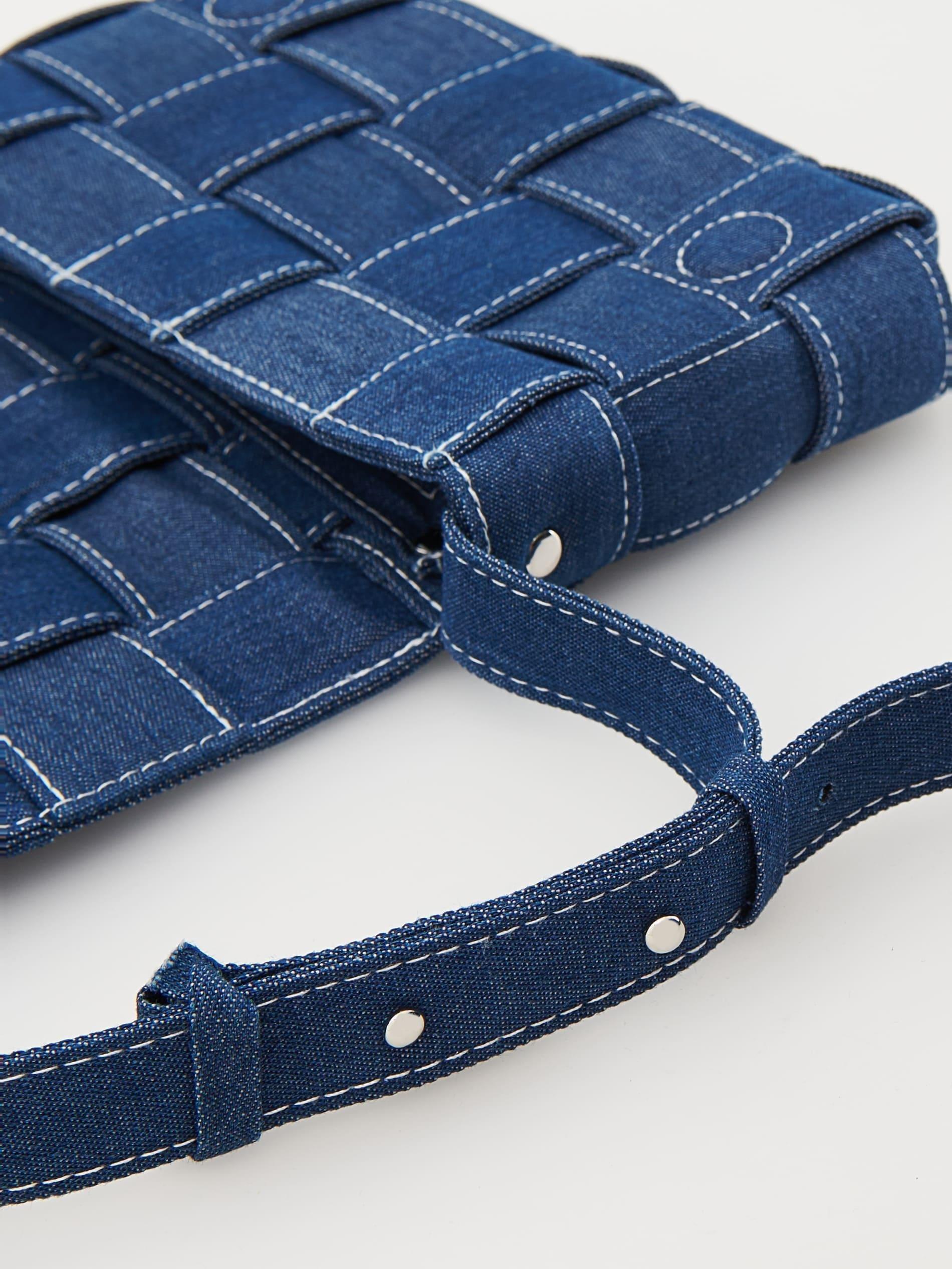 Blue Denim Bag, Blue, large image number 4