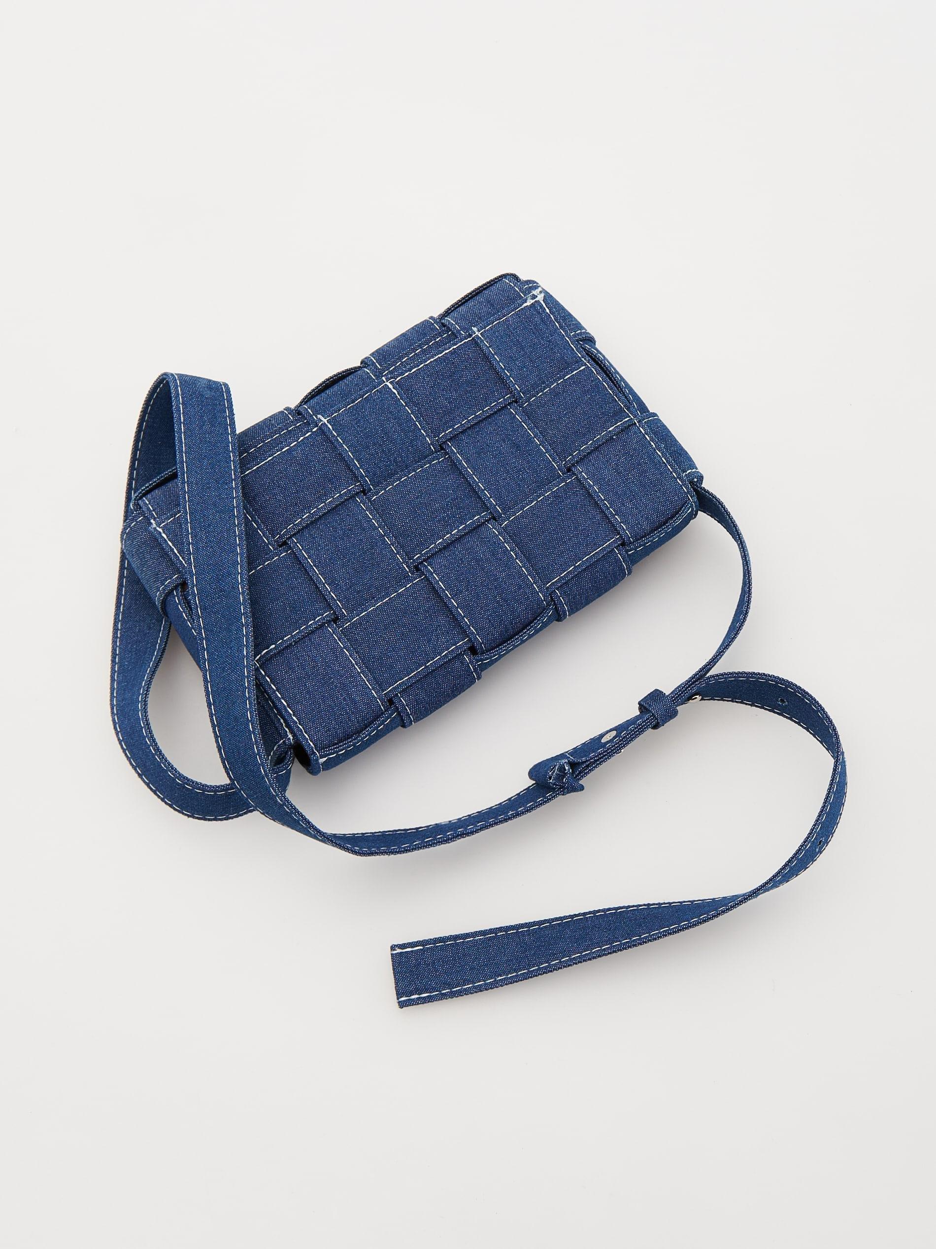 Blue Denim Bag, Blue, large image number 5