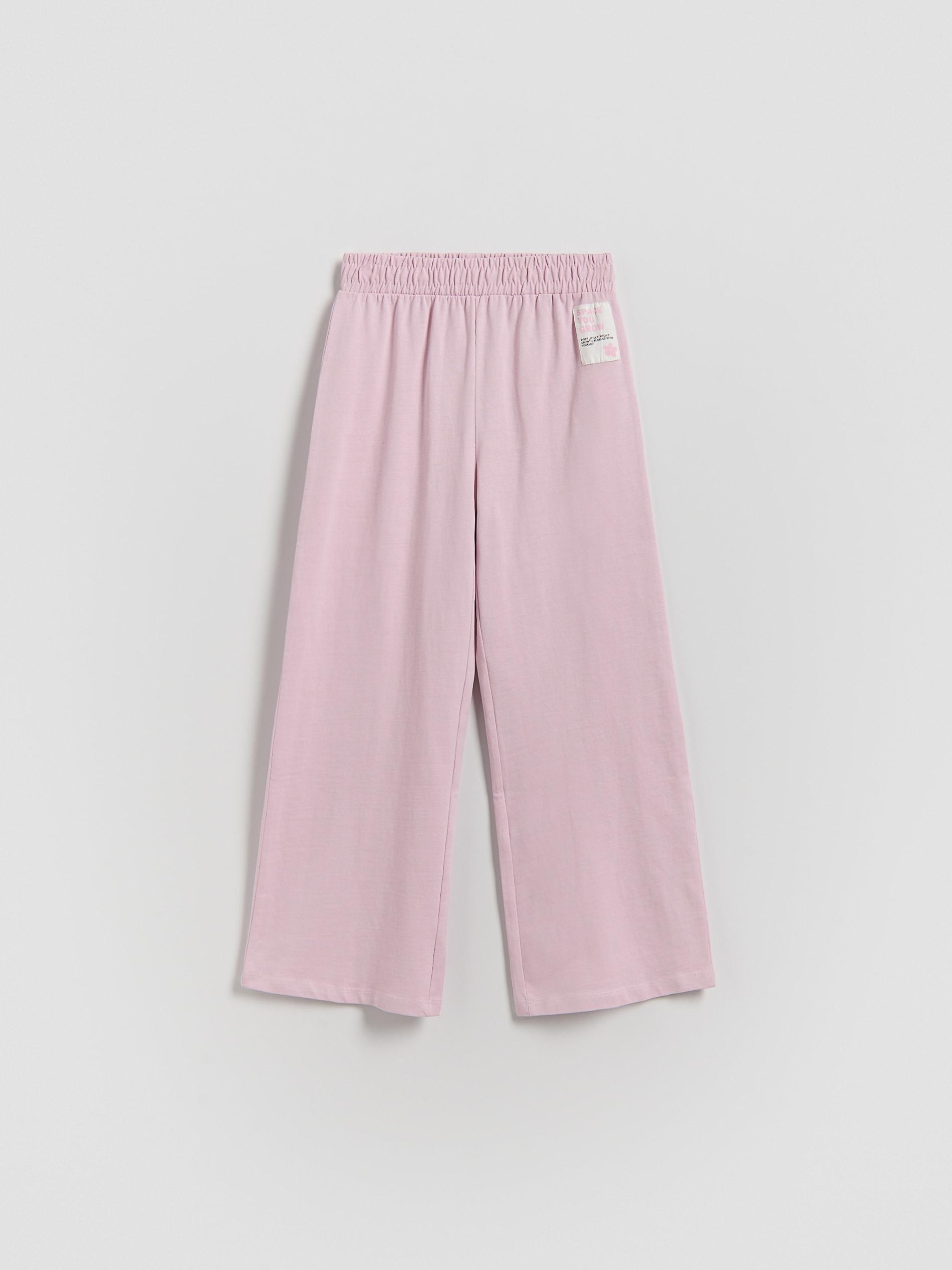 Pink Wide Leg Sweatpants, Pink, large image number 0