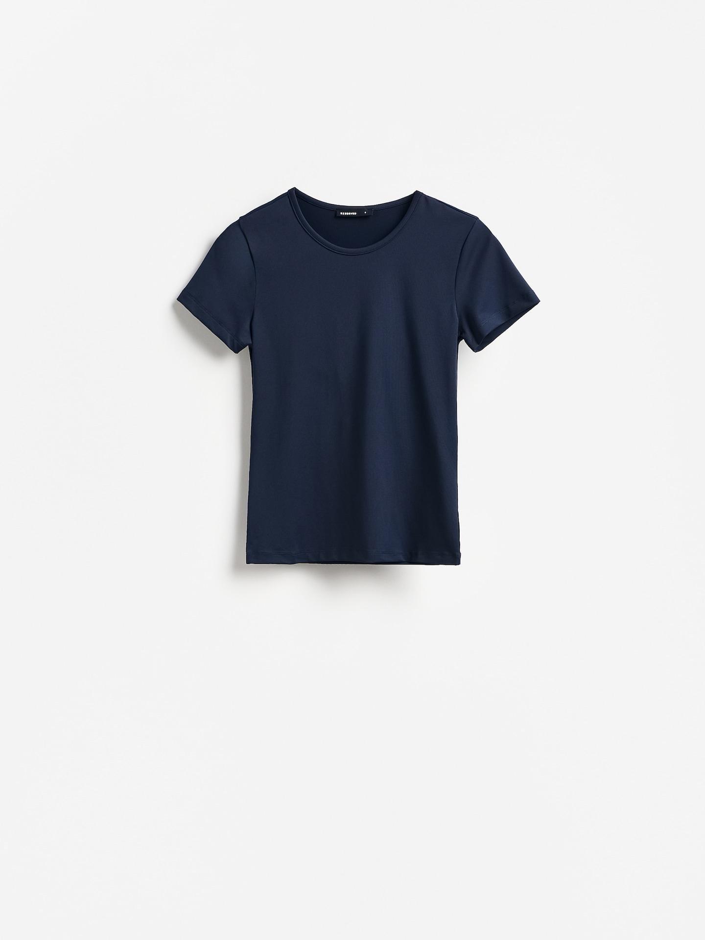 Blue Slim Fit T-Shirt, Navy, large image number 4