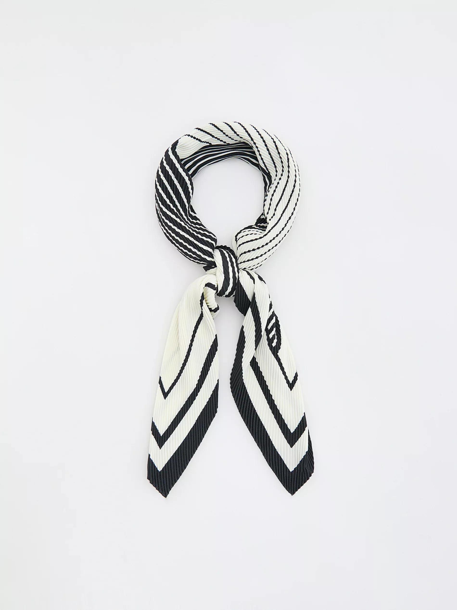 Multicolour Scarf, Black, large image number 1
