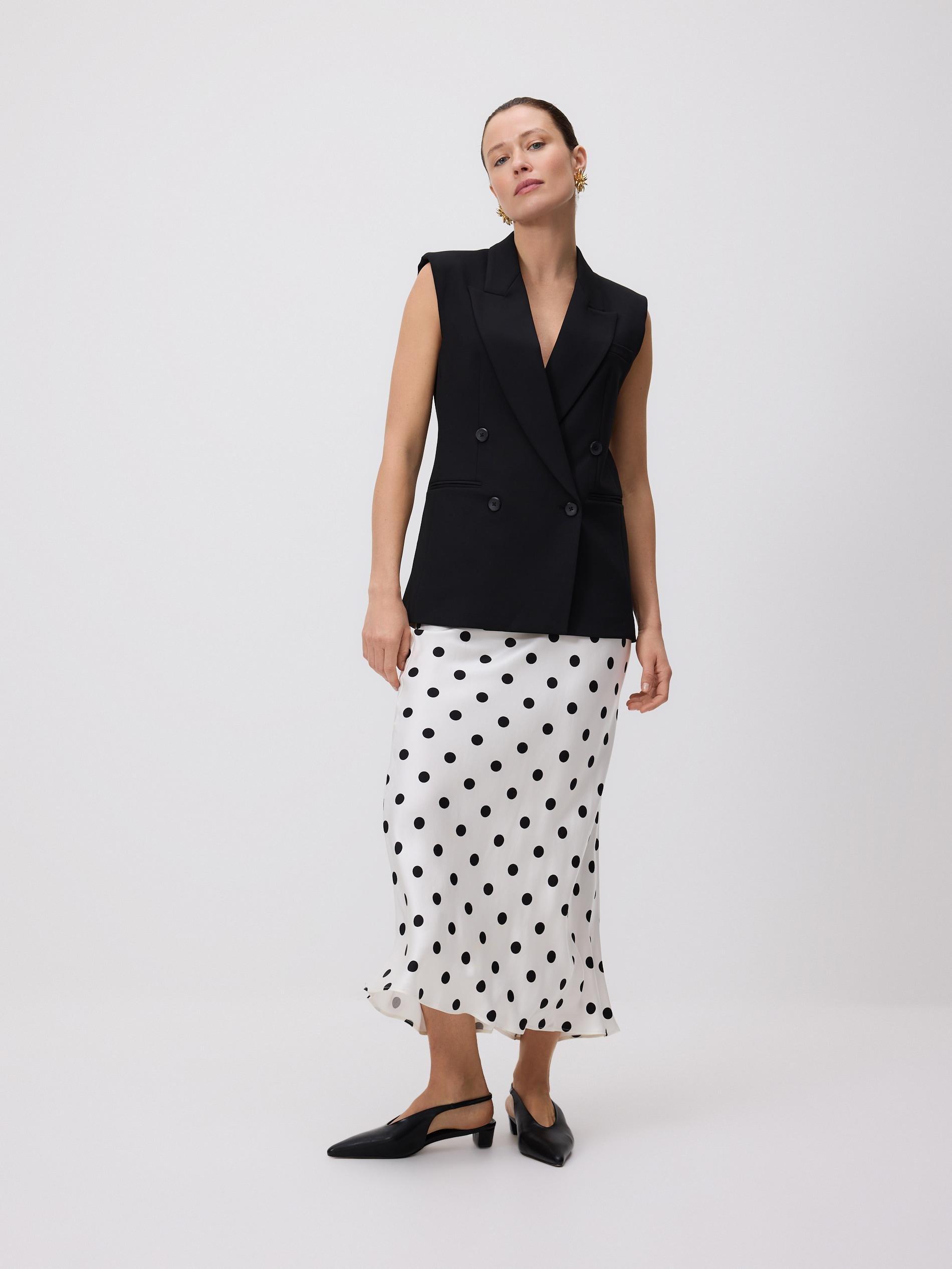 Multicolour Satin Maxi Skirt, Multicolor, large image number 2
