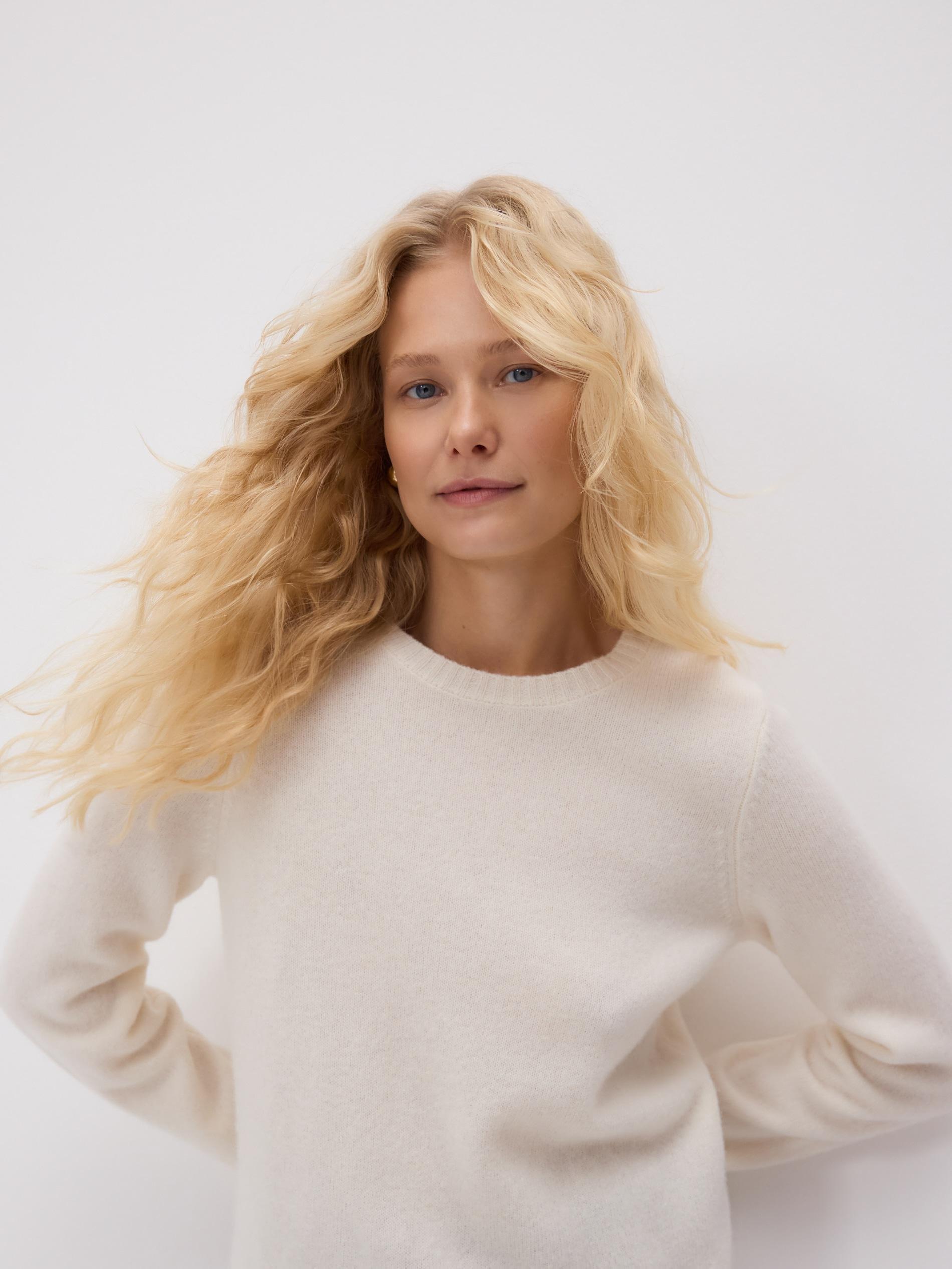 Beige Sweater, Ivory, large image number 2