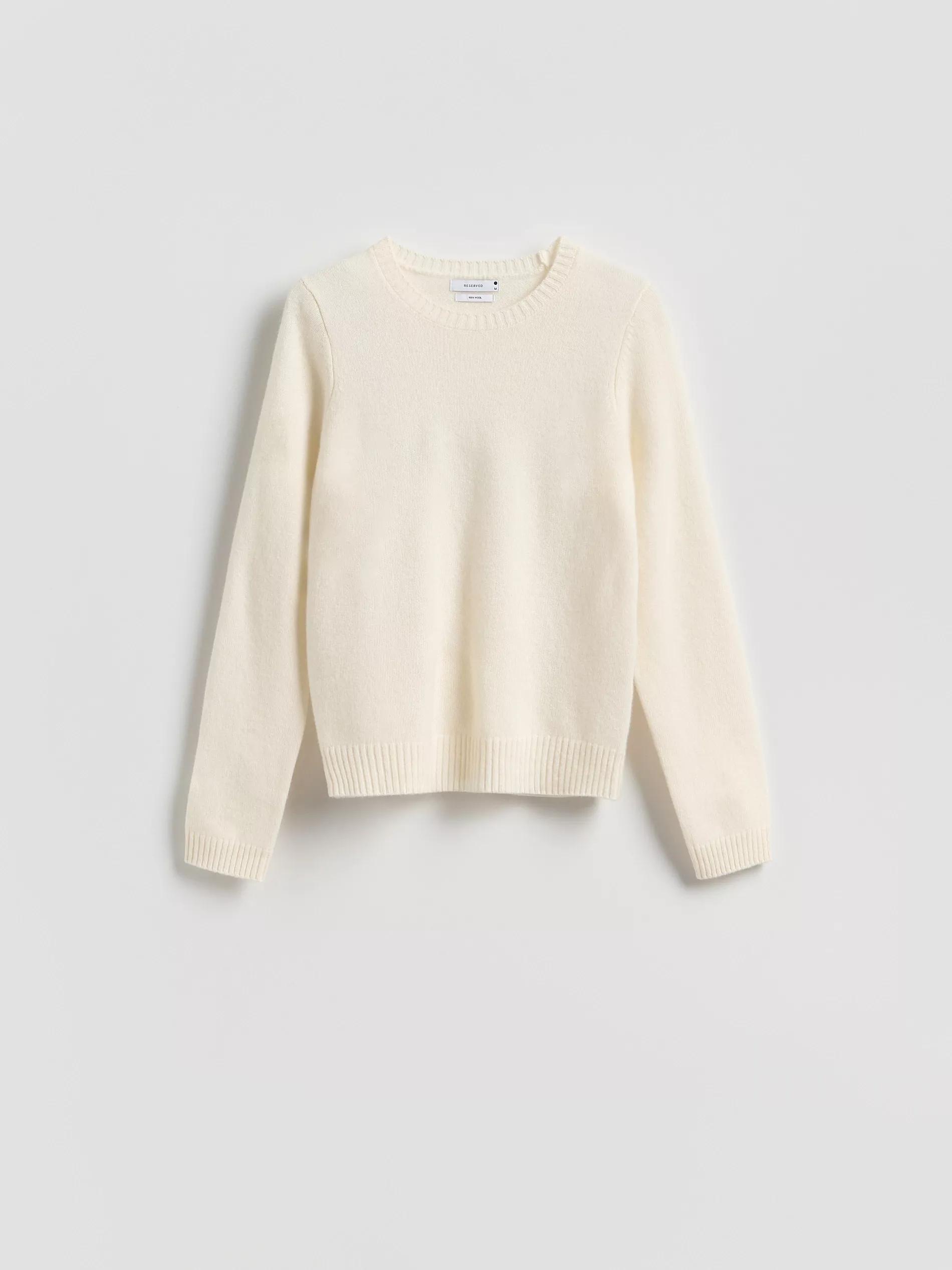 Beige Sweater, Ivory, large image number 5