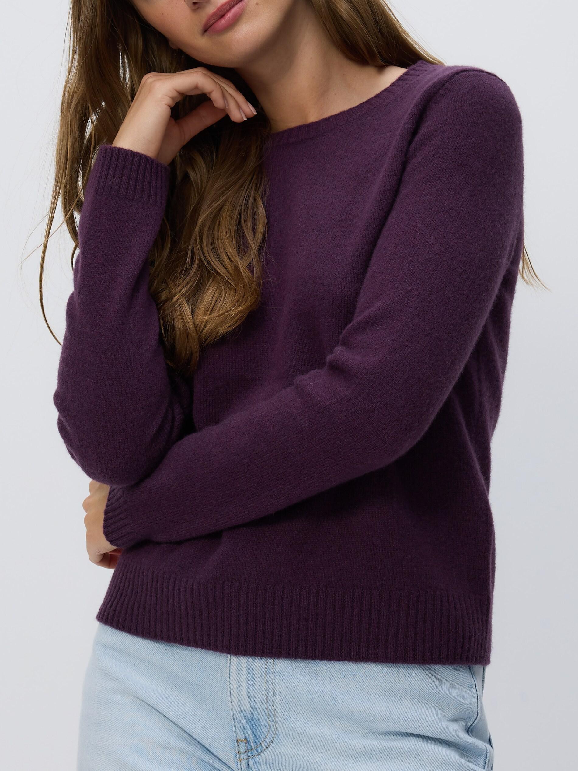 Purple Wool Jumper, Purple, large image number 1