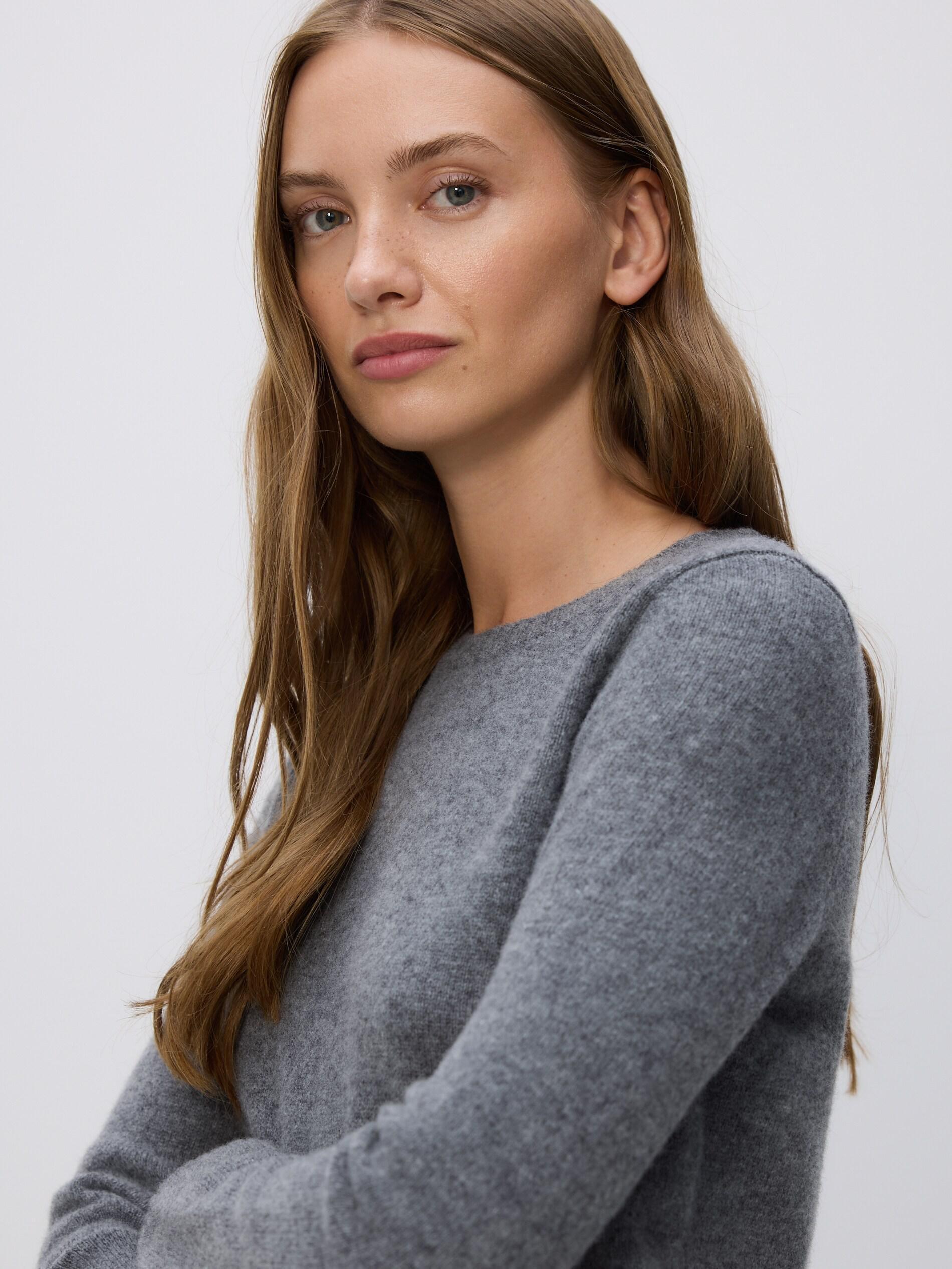 Grey Wool Jumper, Grey, large image number 1