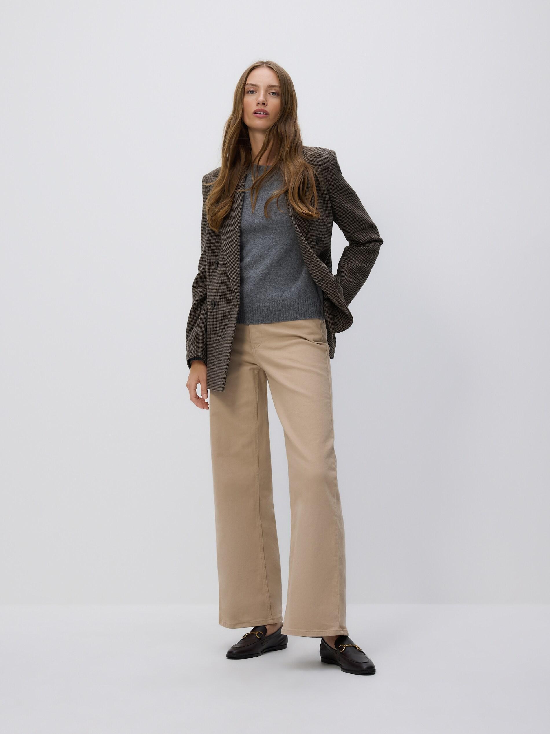 Grey Wool Jumper, Grey, large image number 3