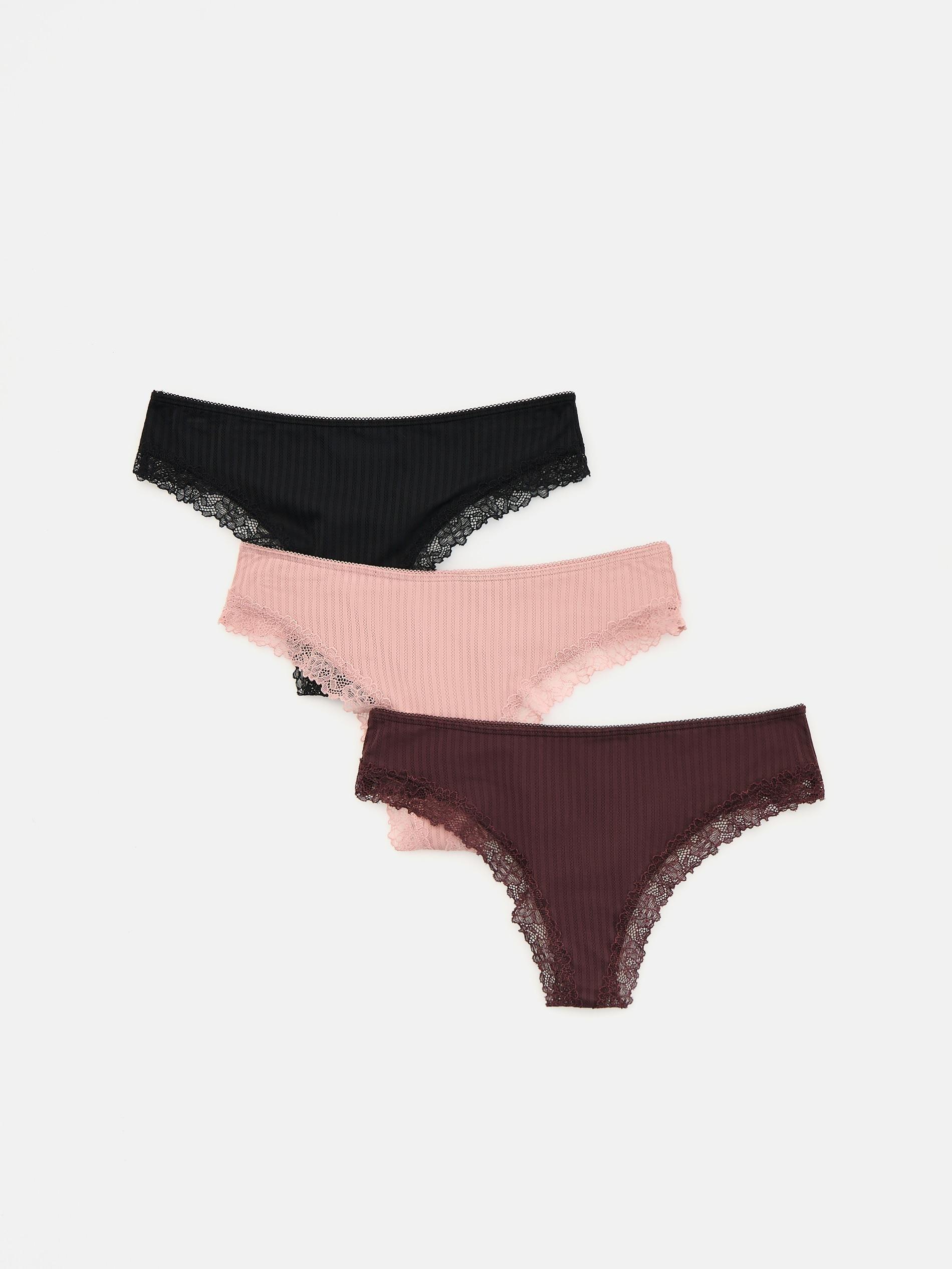Pink Briefs Multi, Pink, medium