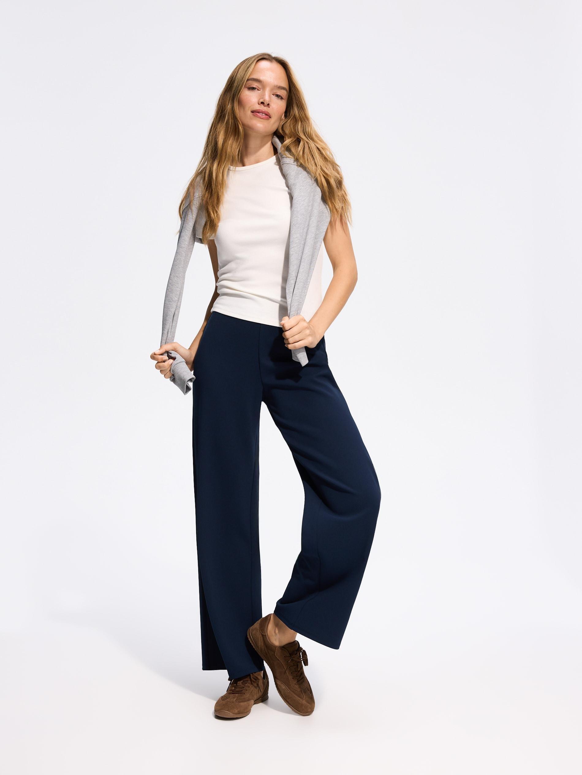 White Modal Blend T-Shirt, White, medium