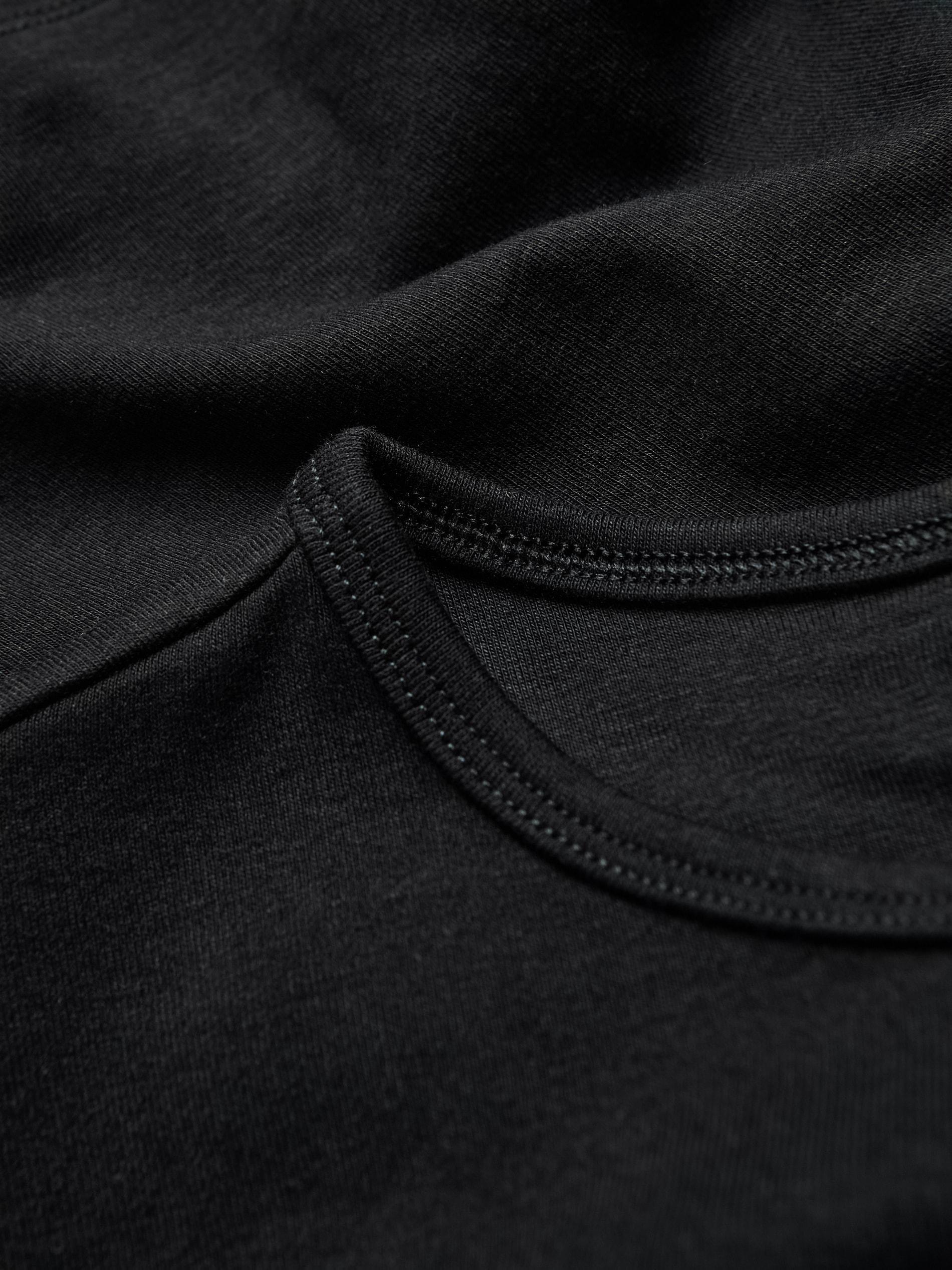 Black Modal Blend T-Shirt, Black, large image number 4