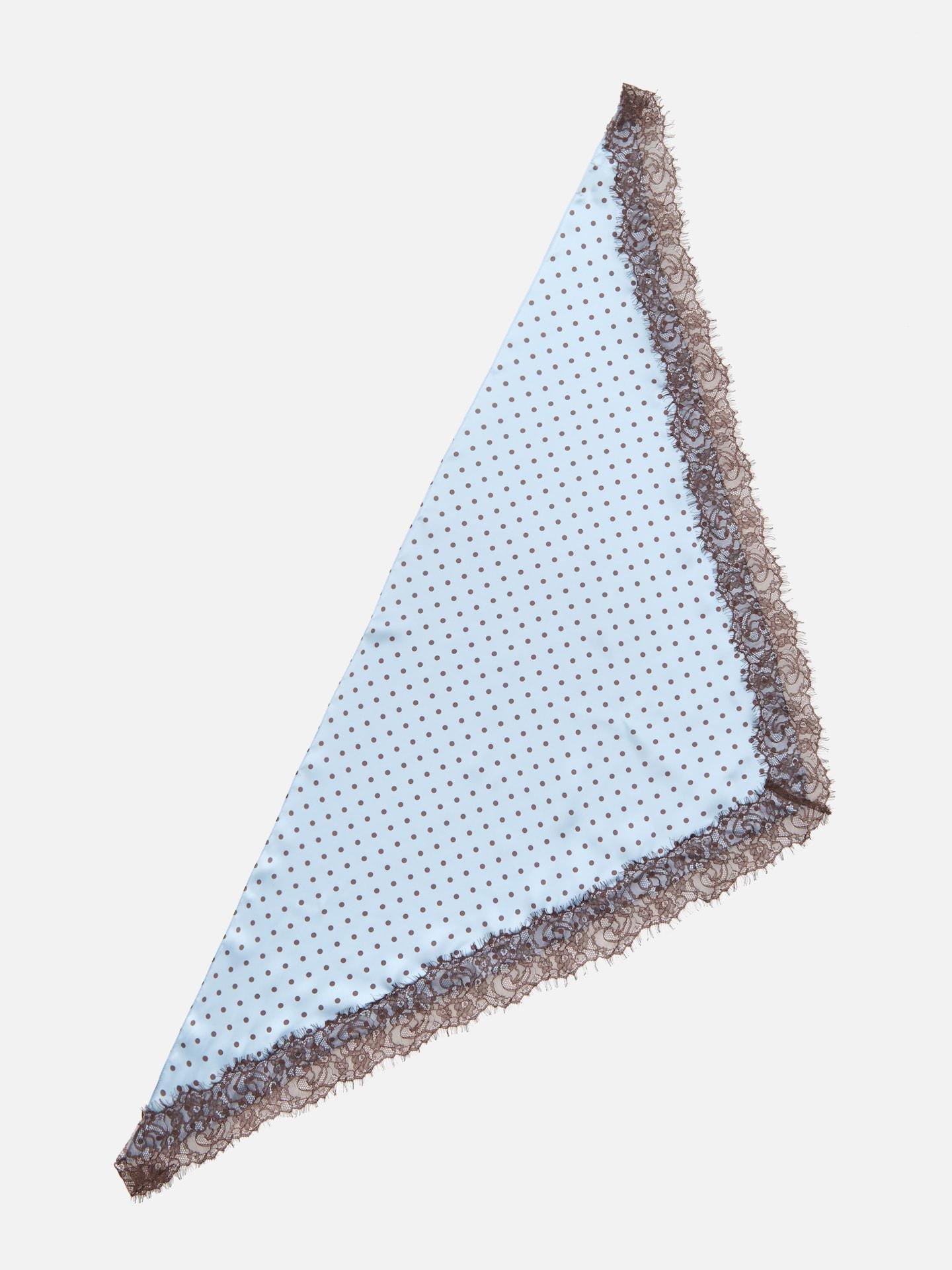 Blue Scarf, Blue, medium