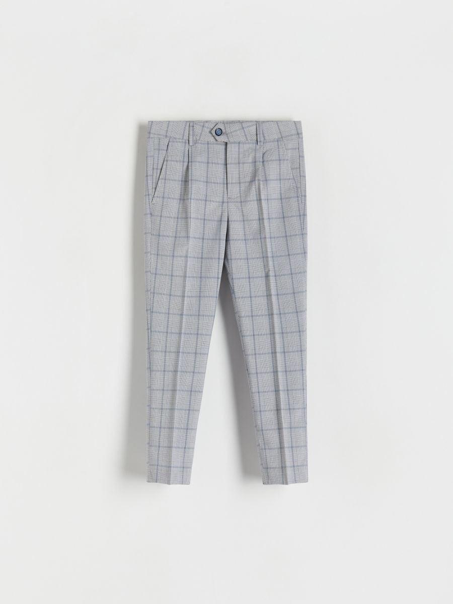 Grey Elegant, Slim-Cut Trousers, , large image number 2
