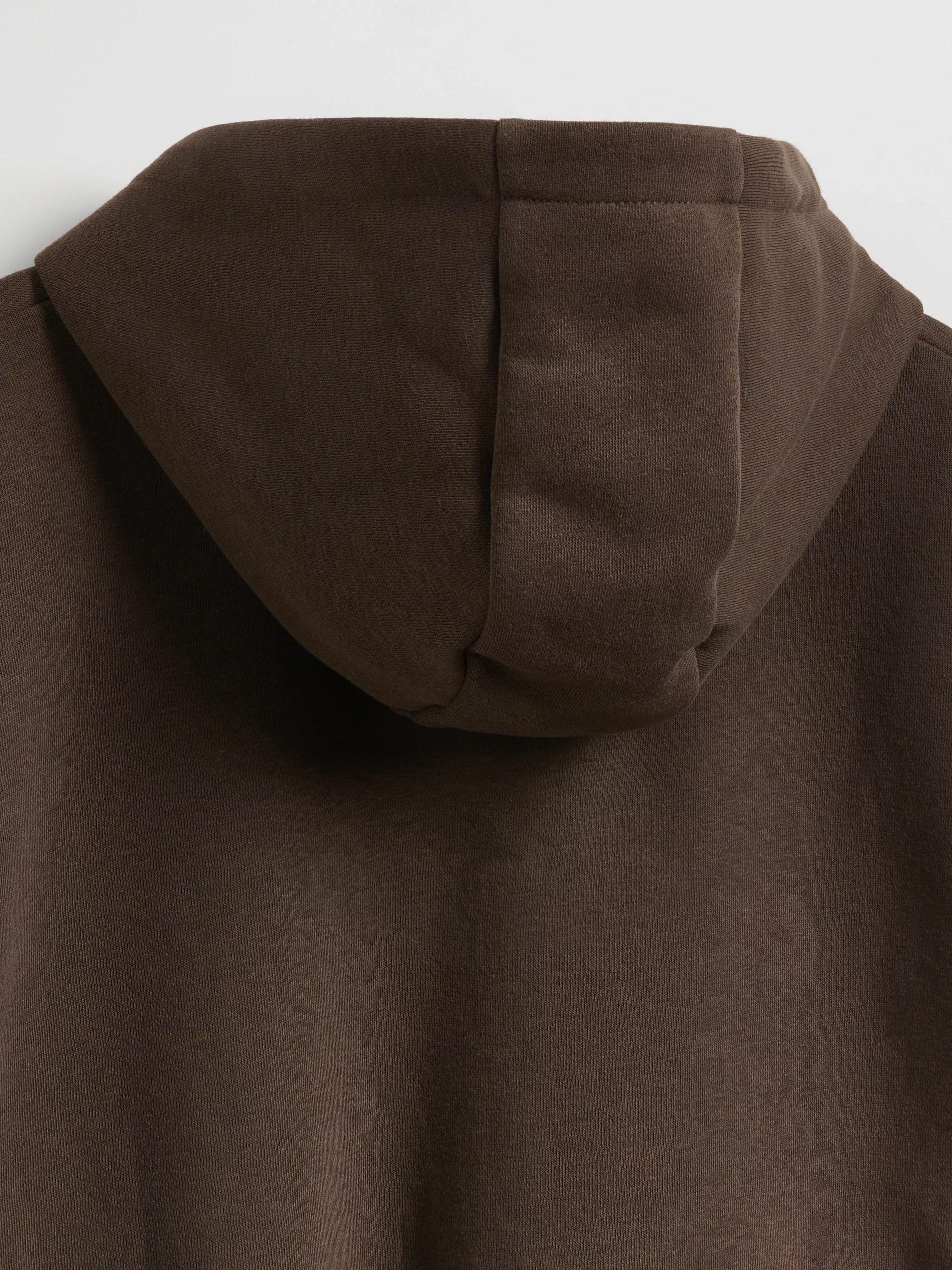 Brown Cotton Rich Jersey Set, Brown, large image number 2