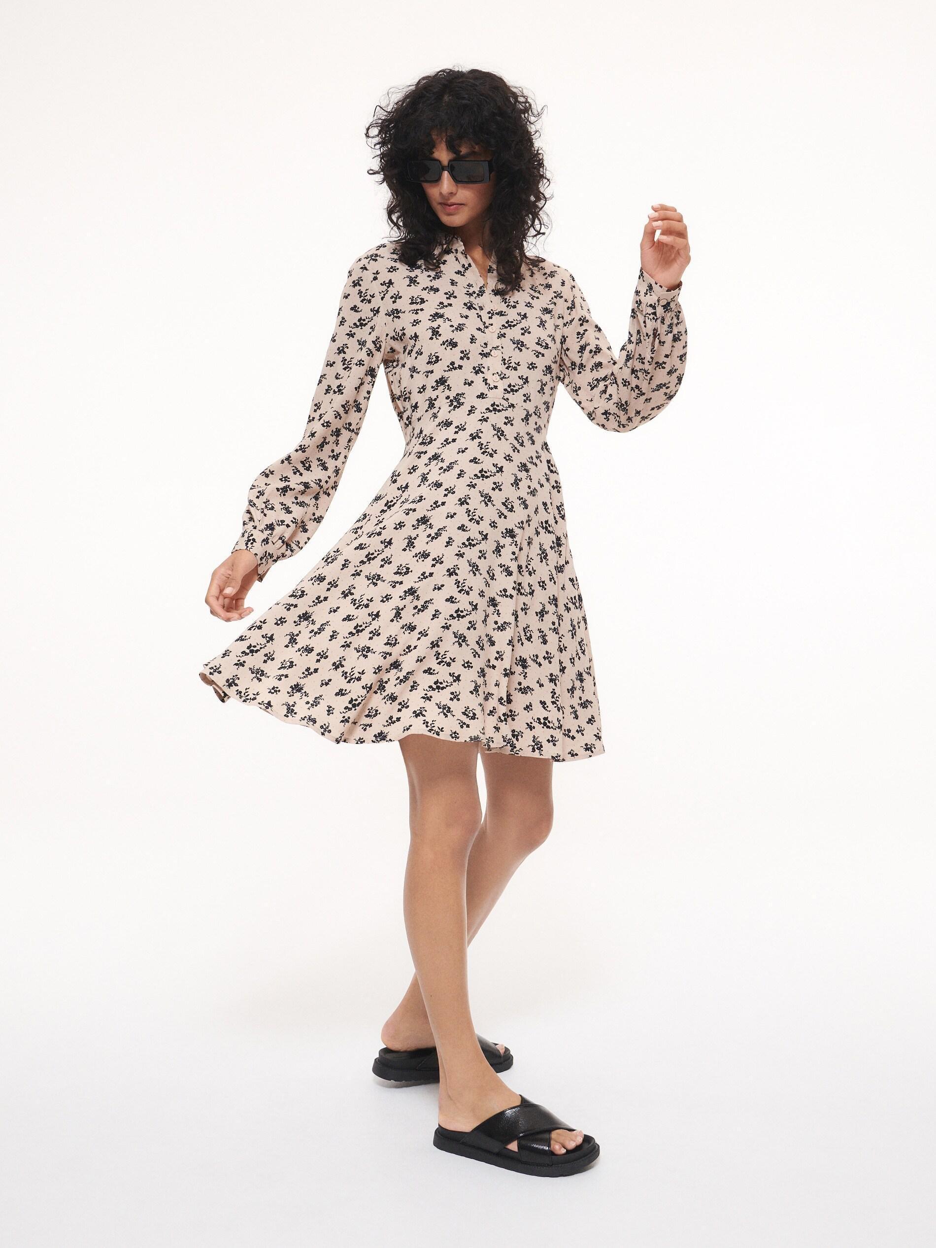 LADIES` DRESS BEIGE, , large image number 1