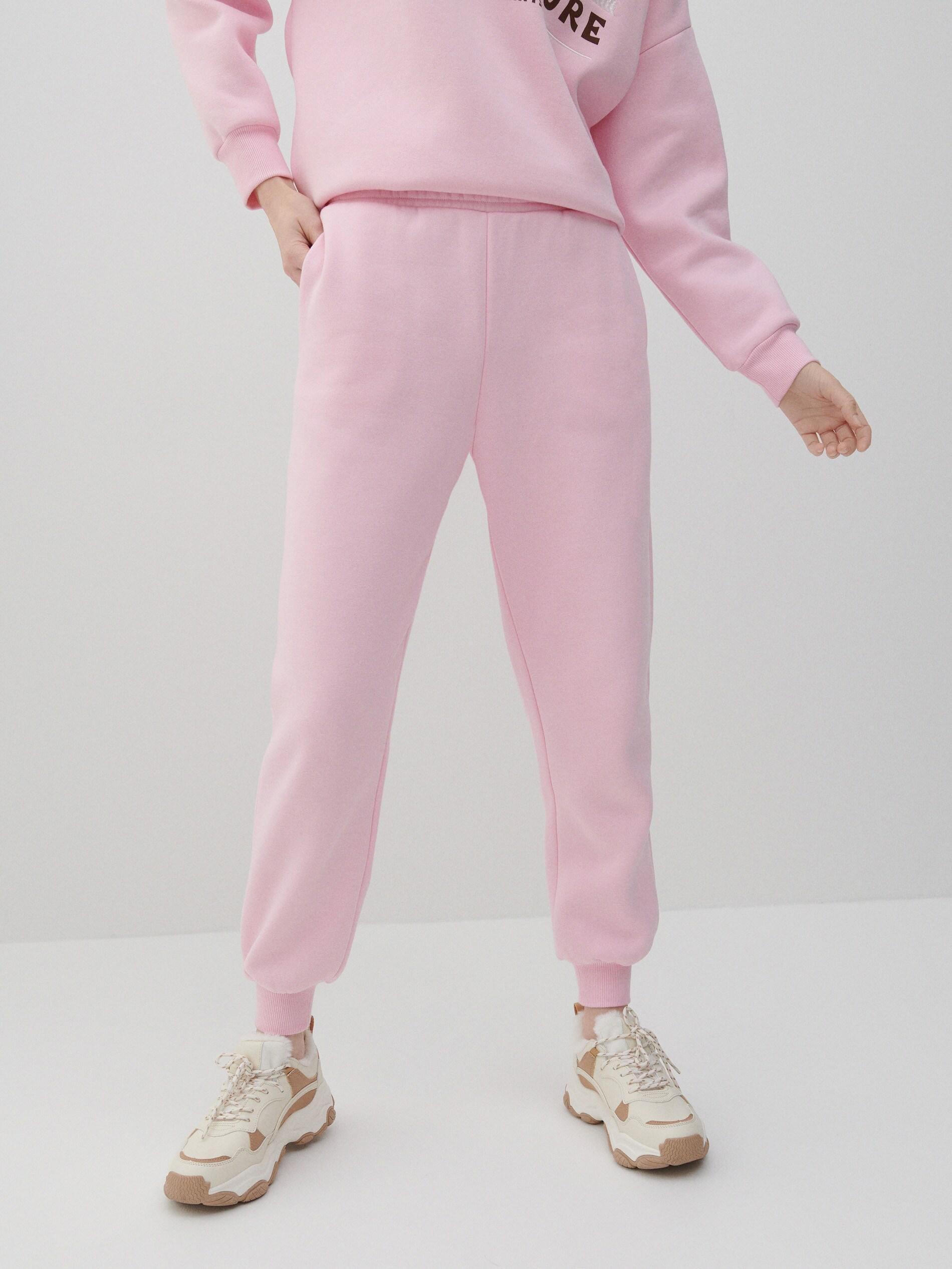 Pastel Pink Sweat Pants, , large image number 2