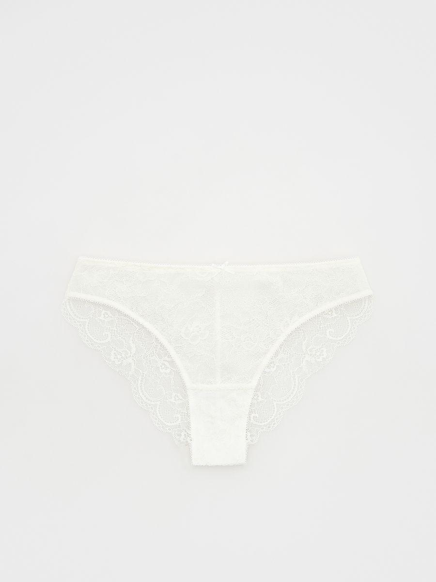 White Mesh Bikini Buttom, , large image number 2