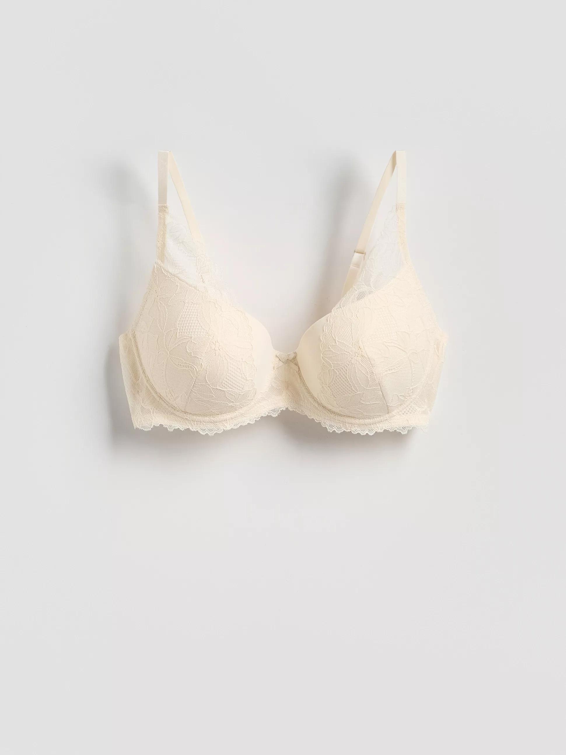 CREAM LADIES` BRASSIERE, Ivory, large image number 3