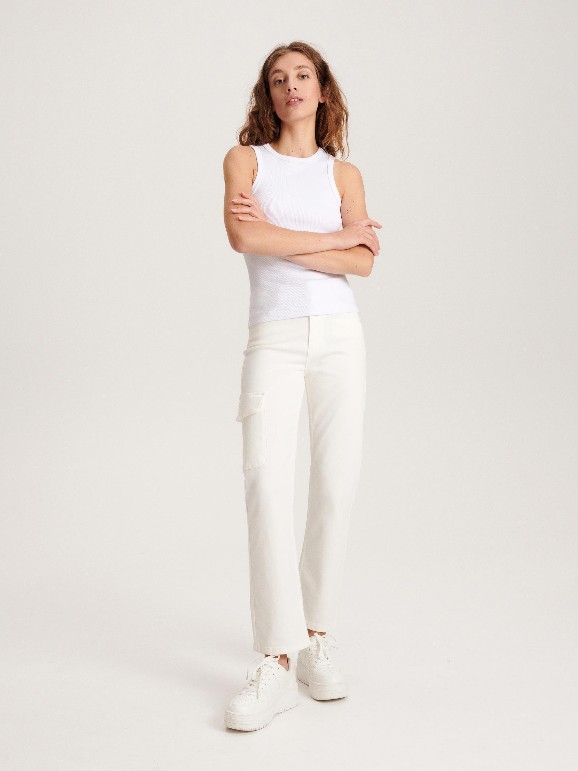 White Knitted Top, , large image number 5