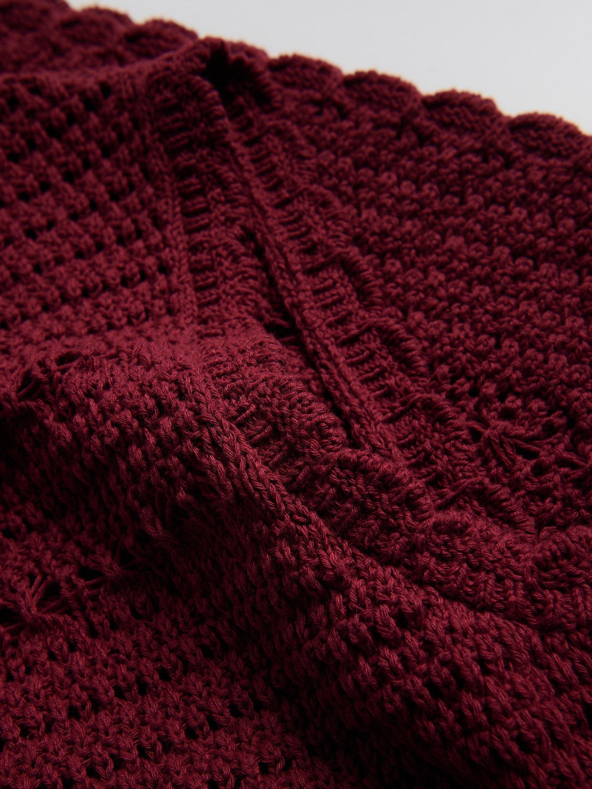 Maroon Jersey Blouse, , large image number 3